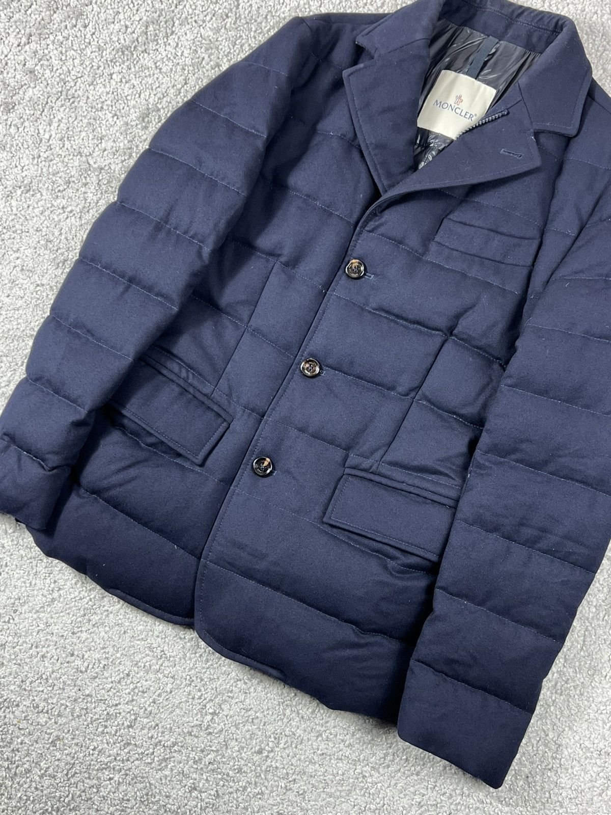 Moncler Moncler Robin Blue Blazer Jacket Size 0 Size US S / EU 44-46 / 1 - 5 Thumbnail