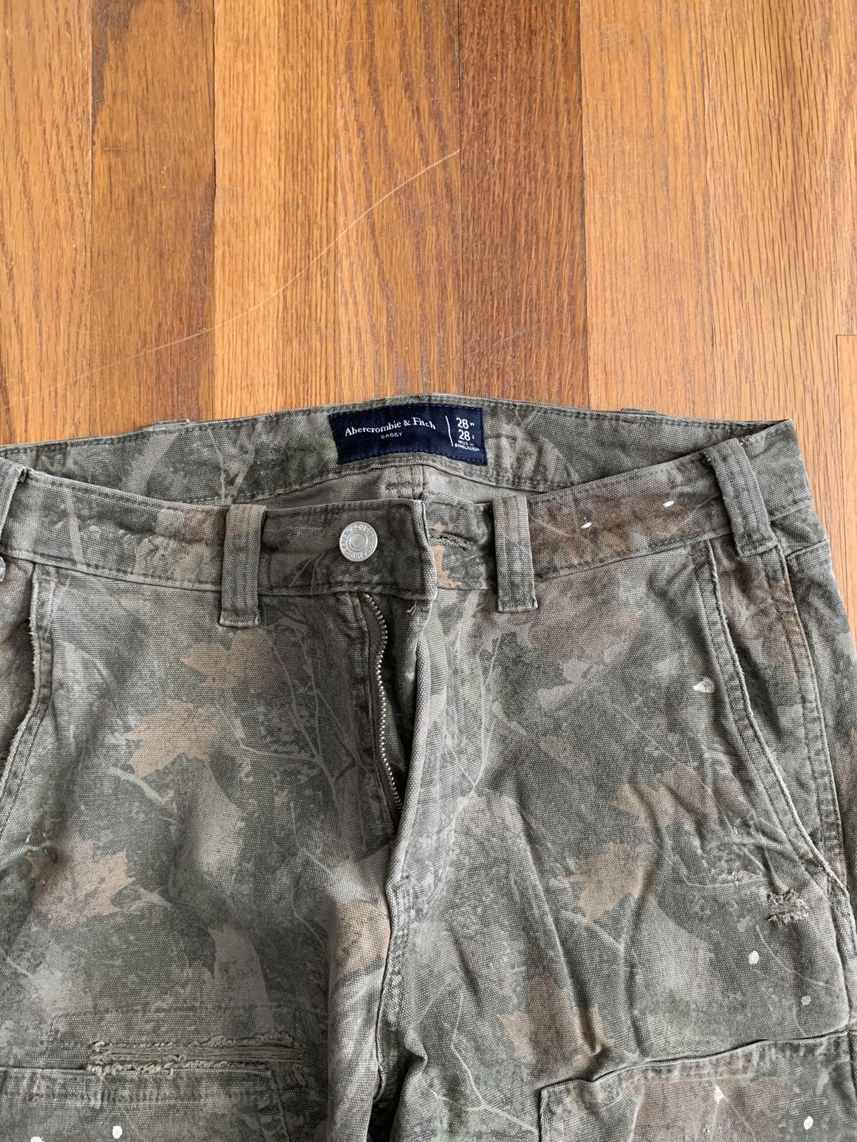 Abercrombie & Fitch × Vintage camo carpentry pant Size US 28 / EU 44 - 4 Thumbnail
