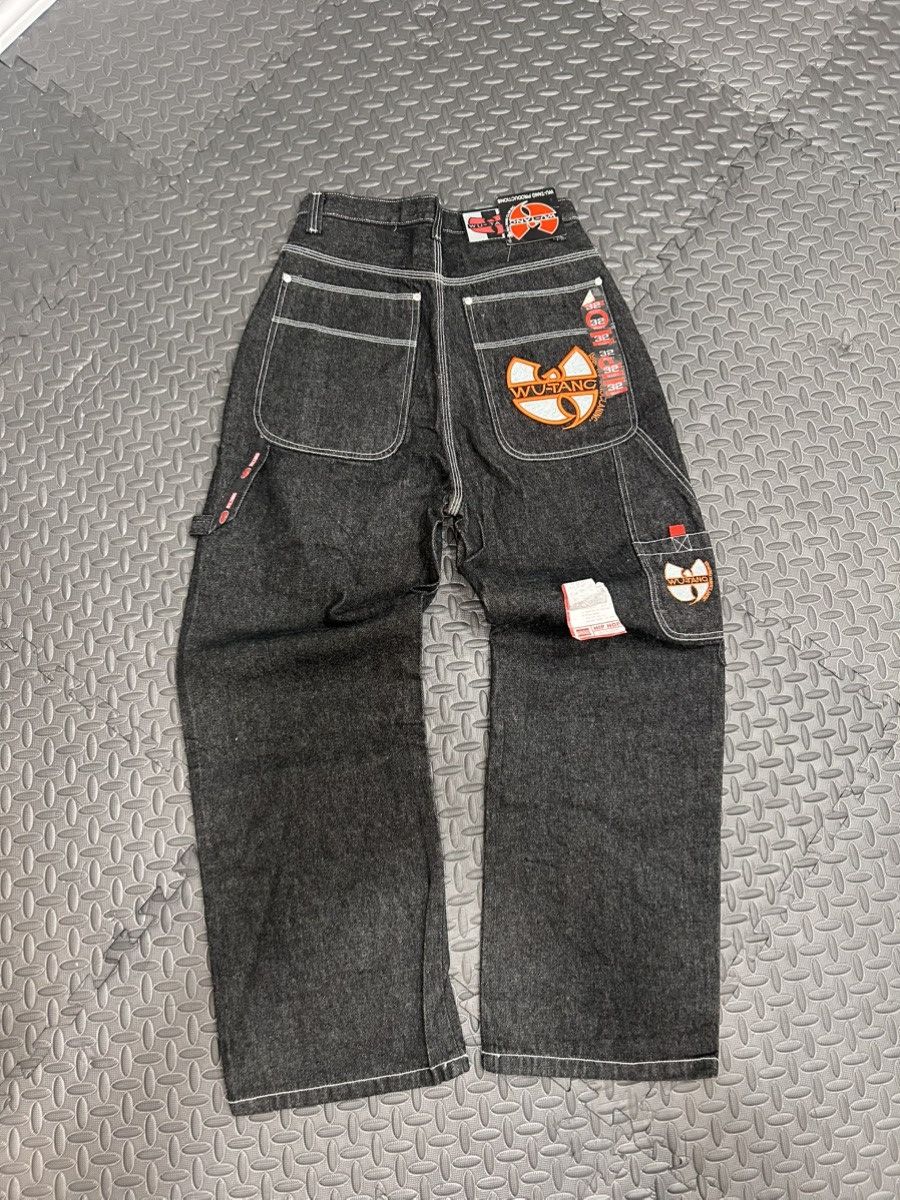 Wu-Tang Clan Wu-Tang x Skateboarder “HIP HOP” Raw Denim Jeans (Deadstock) Size US 32 / EU 48 - 3 Thumbnail