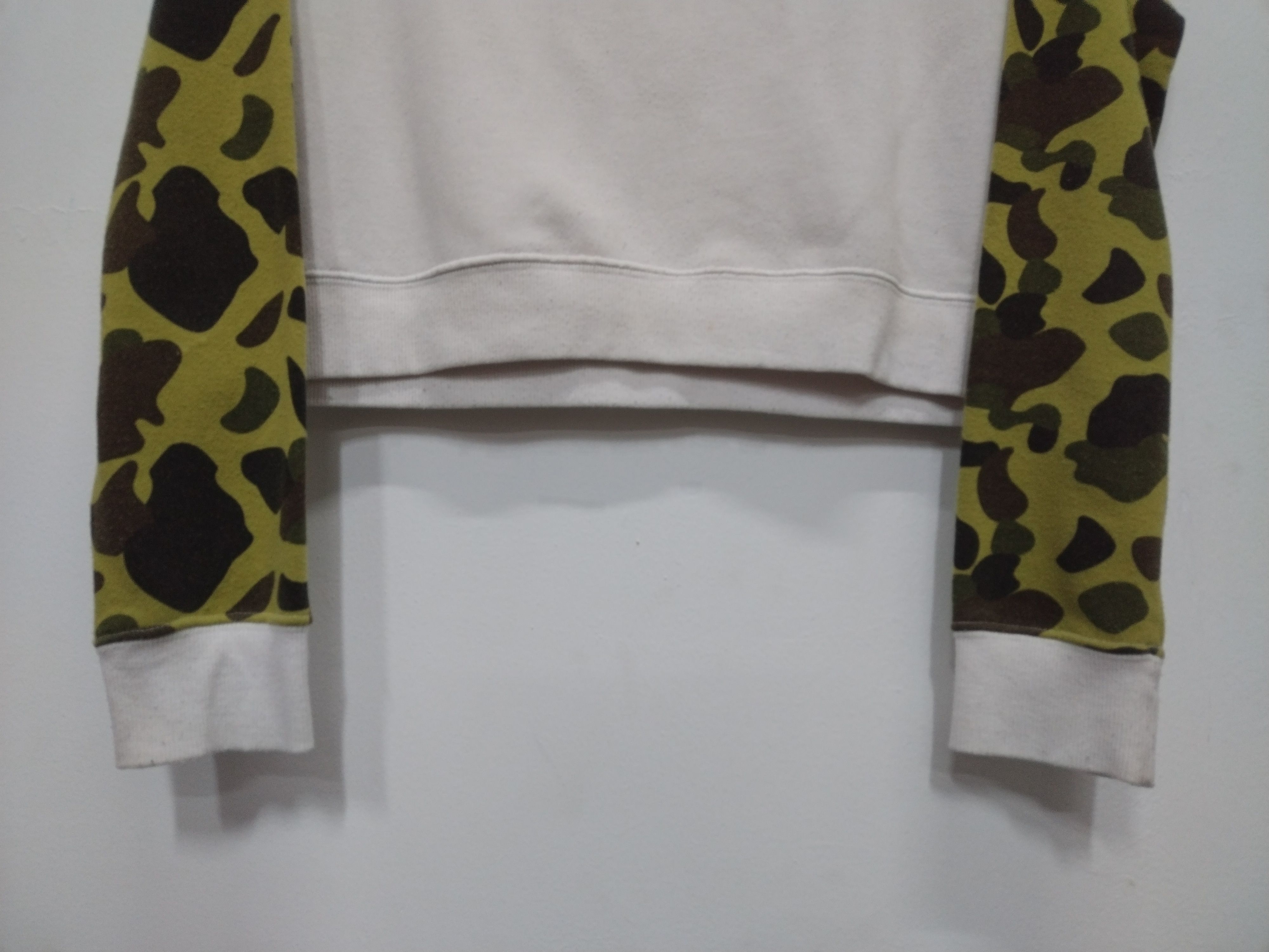 Vans Camouflage oversized vans Long Sleeve crop top Sweatshirt Size M / US 6-8 / IT 42-44 - 4 Thumbnail