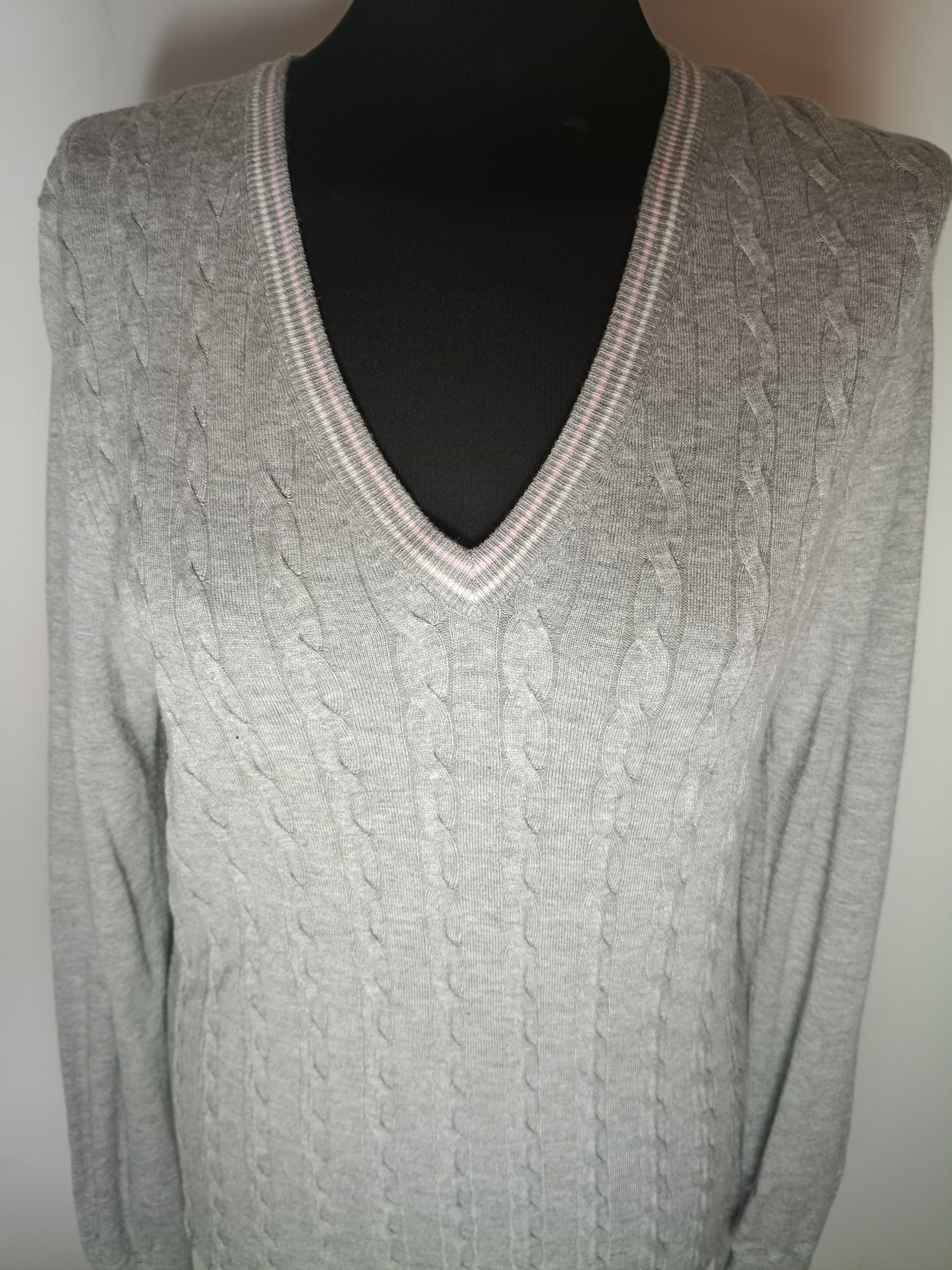 BRAX V-neck sweater Size L / US 10 / IT 46 - 2 Thumbnail