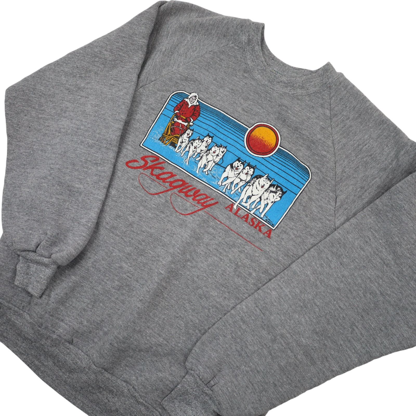 Vintage Vintage Skagway Alaska Sled Dog Graphic Sweatshirt Size US XL / EU 56 / 4 - 2 Thumbnail