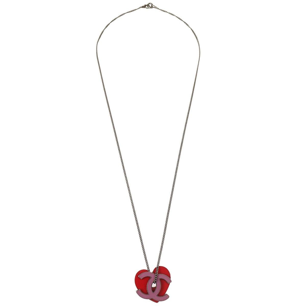 Chanel Chanel CC Heart Pendant Metal Size ONE SIZE - 1 Thumbnail