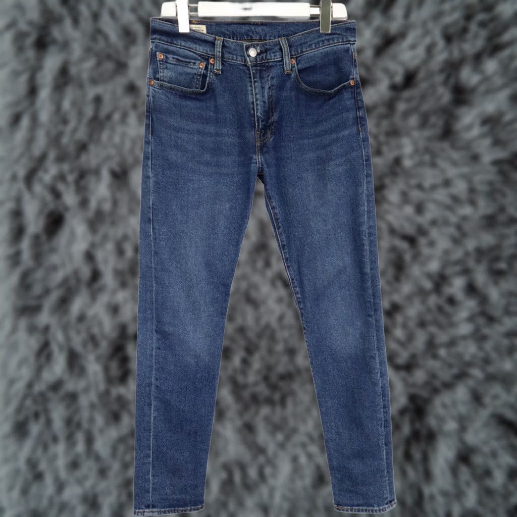 Levi's LEVI'S Lot 512 Premium Big E Jeans Men's W32/L32 Blue Tapered Whiskers Size US 32 / EU 48 - 1 Thumbnail