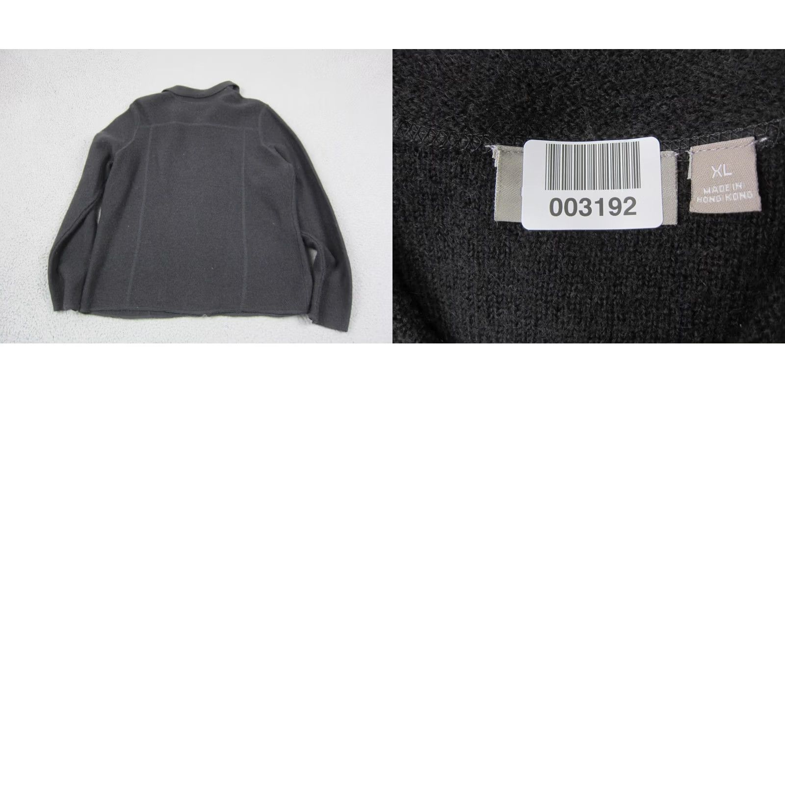 Croft & Barrow Croft & Barrow Sweater Jacket Womens XL Black Wool Full Zip Size XL / US 12-14 / IT 48-50 - 8 Thumbnail