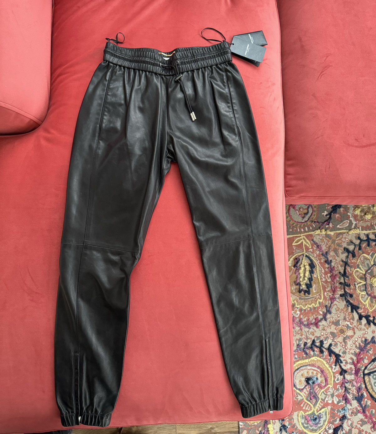 Saint Laurent Paris Saint Laurent super soft leather trousers, size 36 Fr, S Size 26" / US 2 / IT 38 - 1 Thumbnail