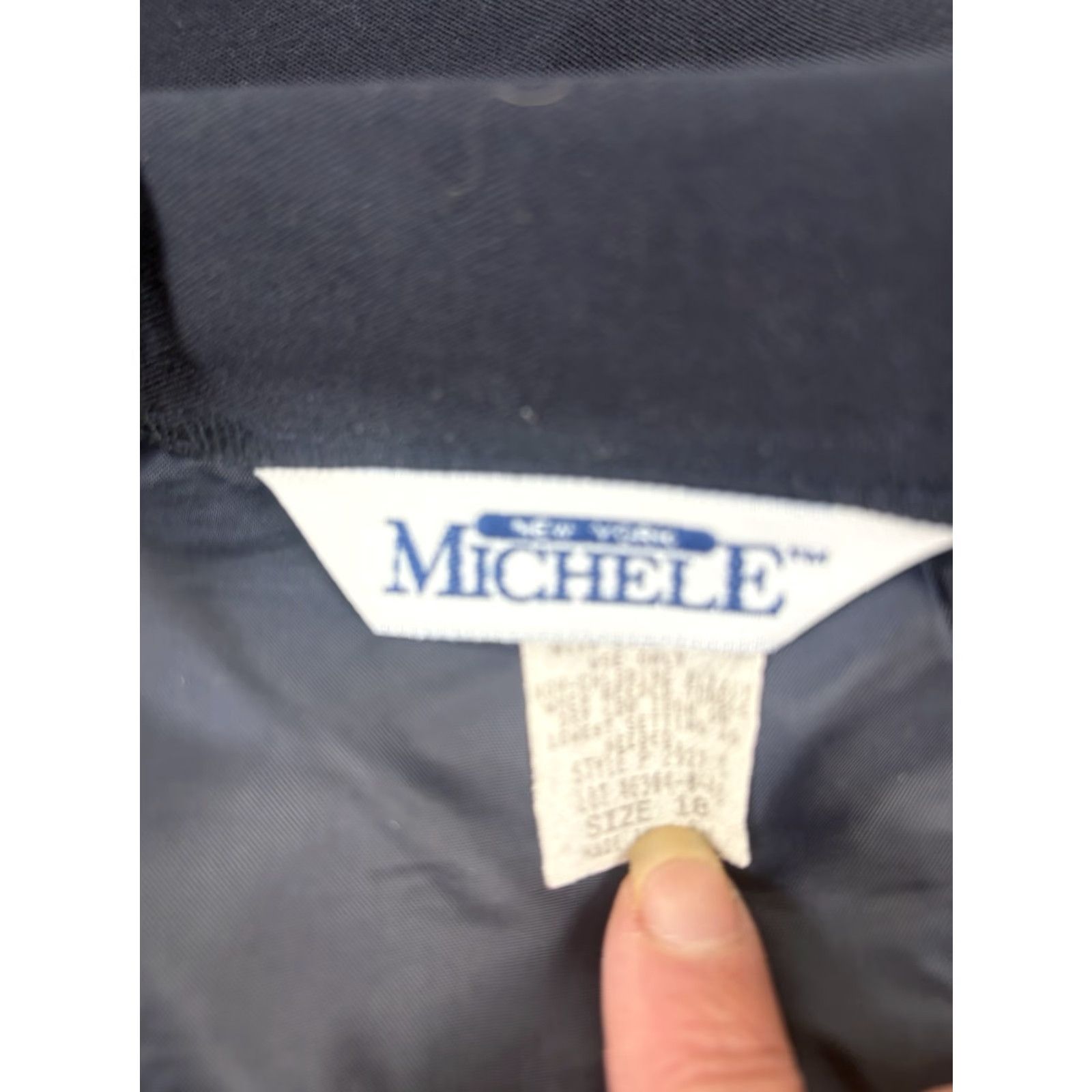 Vintage Vintage NAVY New York Maxi Skirt Womens Size 18 USA Size 40" / US 18 - 7 Thumbnail