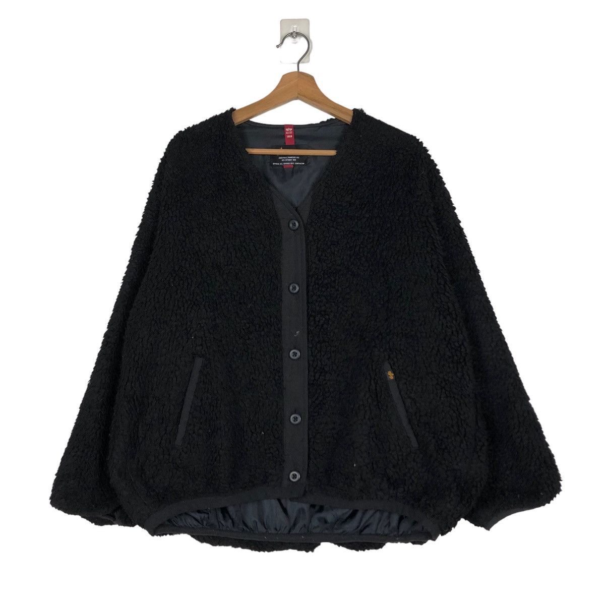 Alpha Industries 📌VINTAGE CROPPED FLEECE JACKET ALPHA INDUSTRIES Size US M / EU 48-50 / 2 - 2 Thumbnail