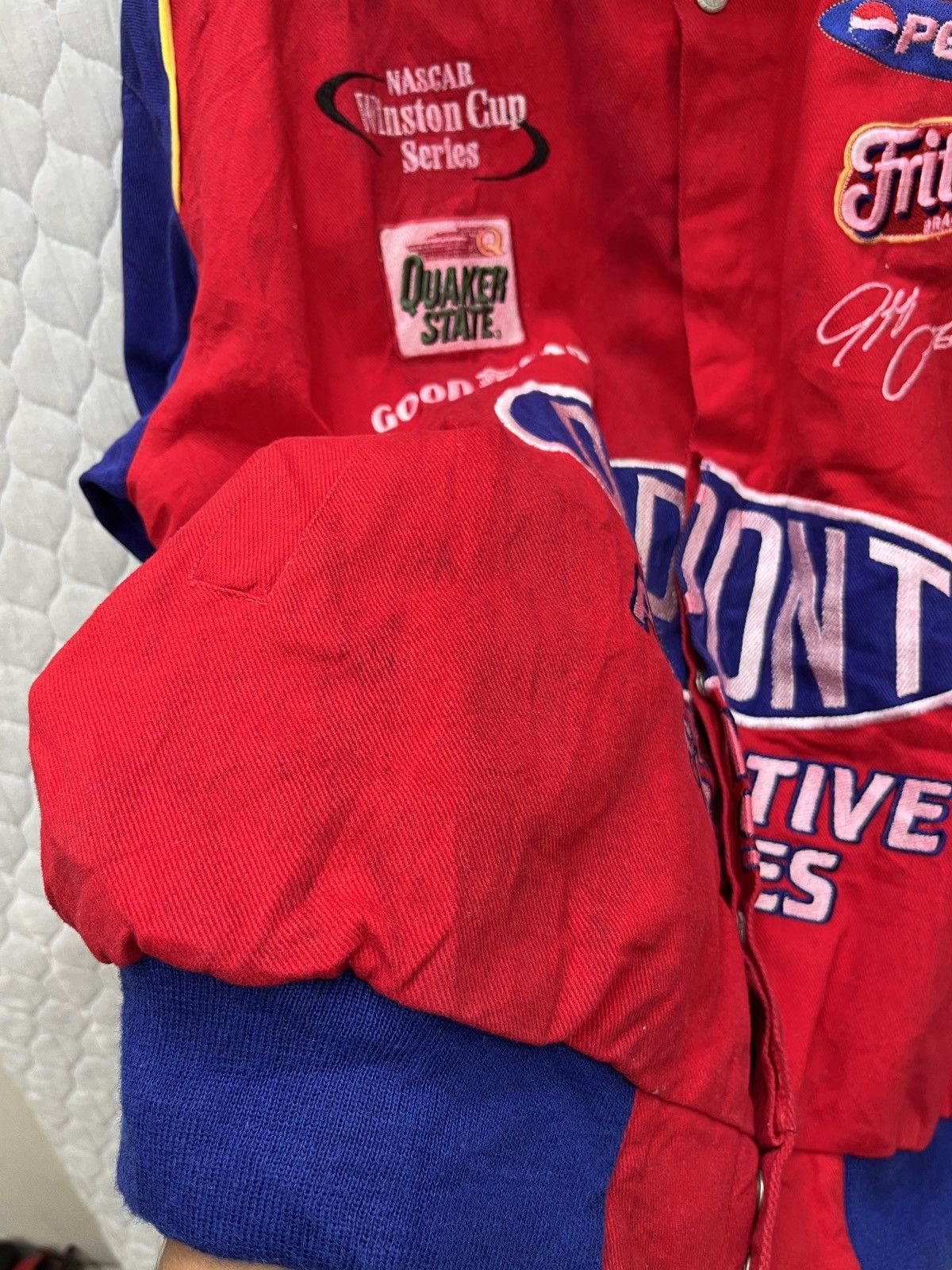 Jeff Hamilton 🔥🔥🔥STEALS JEFF HAMILTON NASCAR JACKET Size US L / EU 52-54 / 3 - 12 Thumbnail