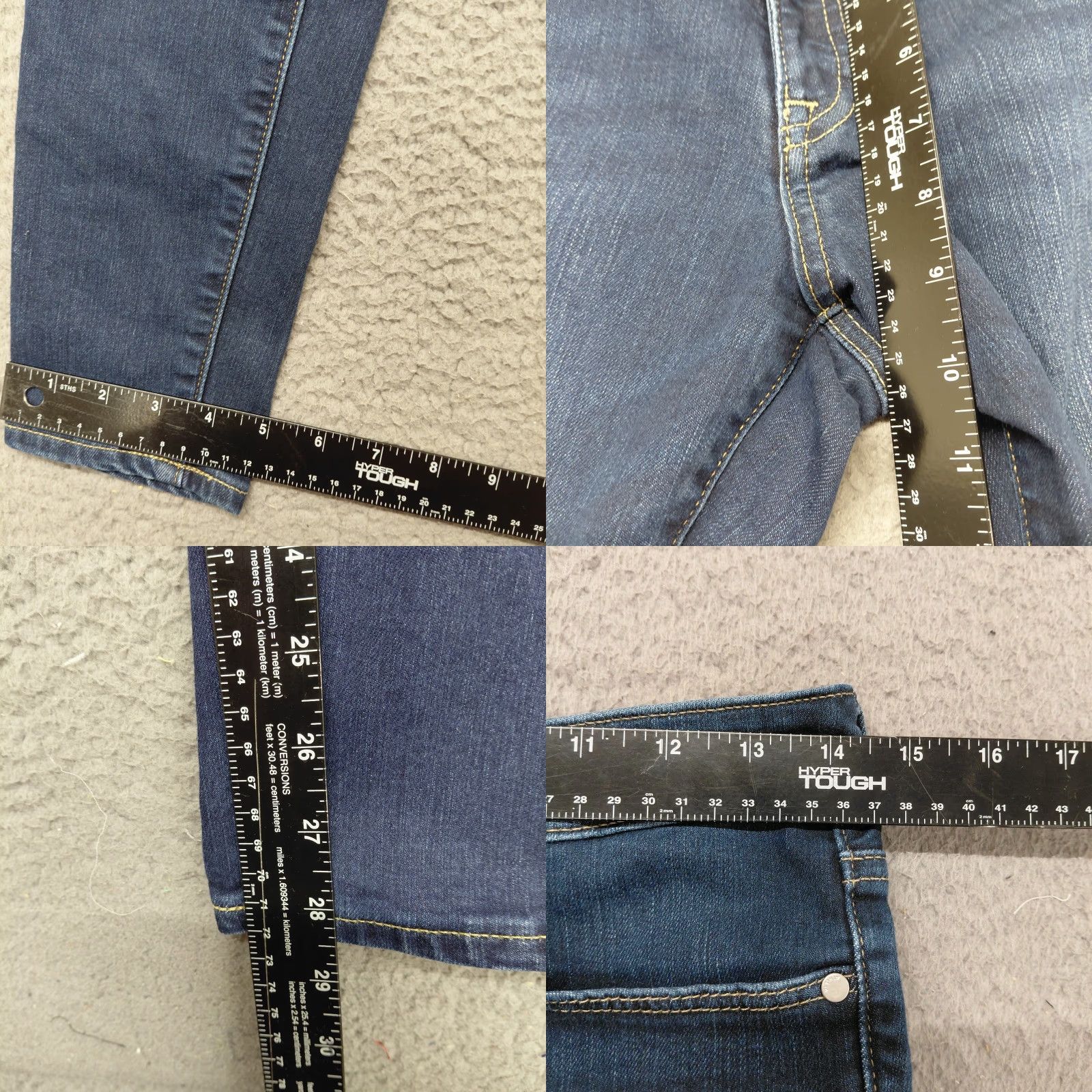 Athleta Athleta Sculptek Jeans Women’s Size 6 Blue Dark Wash Mid Rise Skinny Denim EUC Size 28" / US 6 / IT 42 - 8 Thumbnail