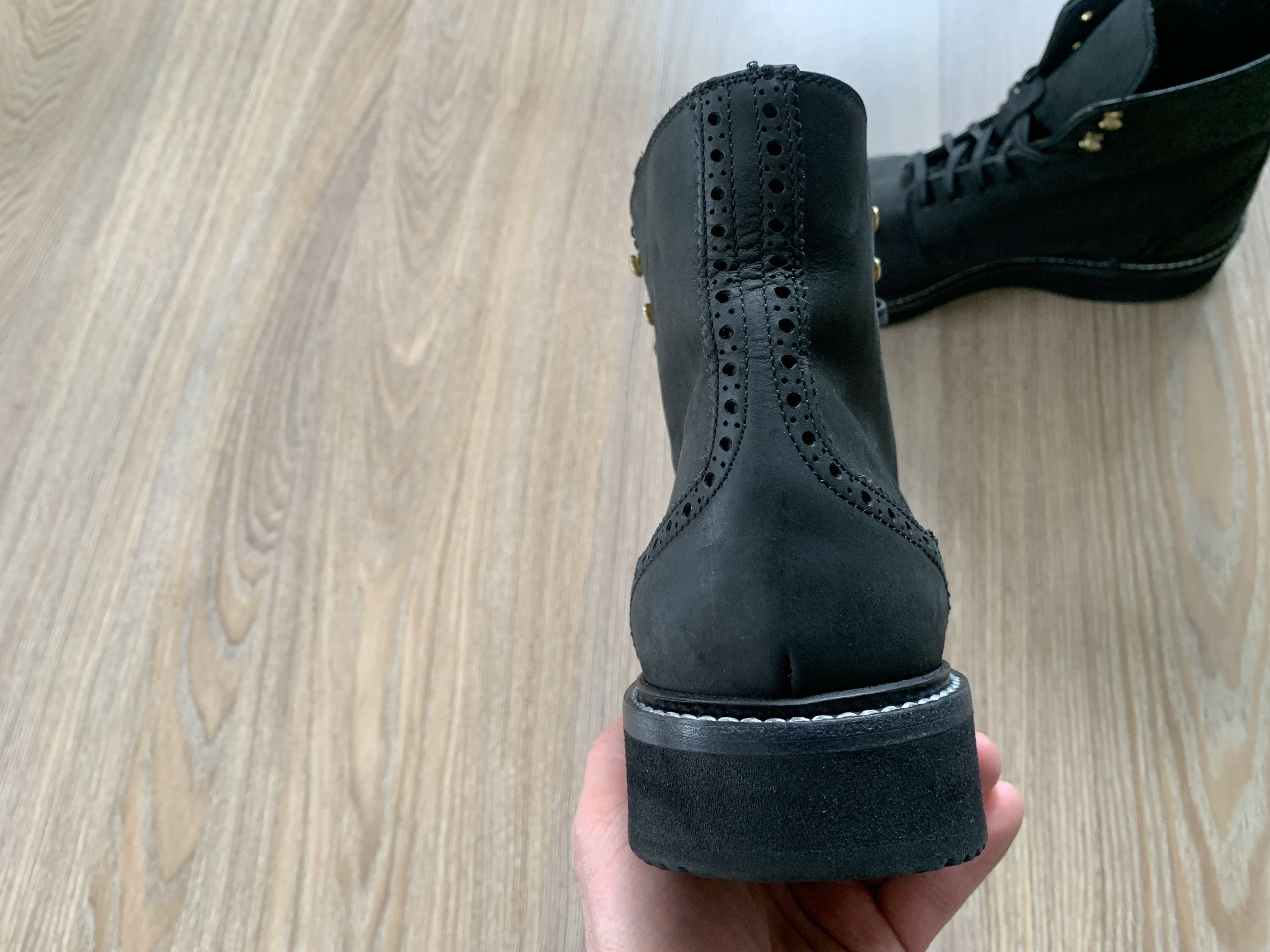Alexander McQueen Rare Archival Alexander McQueen Black Leather Boots Size US 9 / EU 42 - 4 Thumbnail