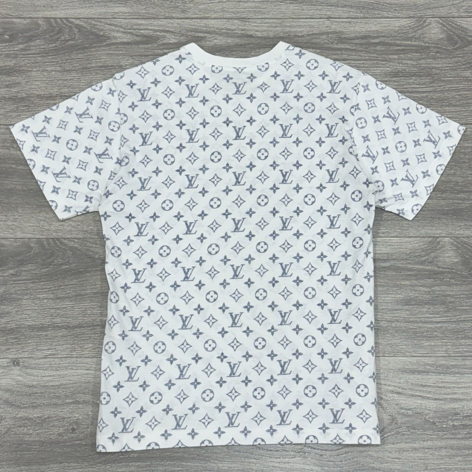 Louis Vuitton Louis Vuitton Chain Monogram Print ' White Blue ' VERY CLEAN Size US M / EU 48-50 / 2 - 6 Thumbnail