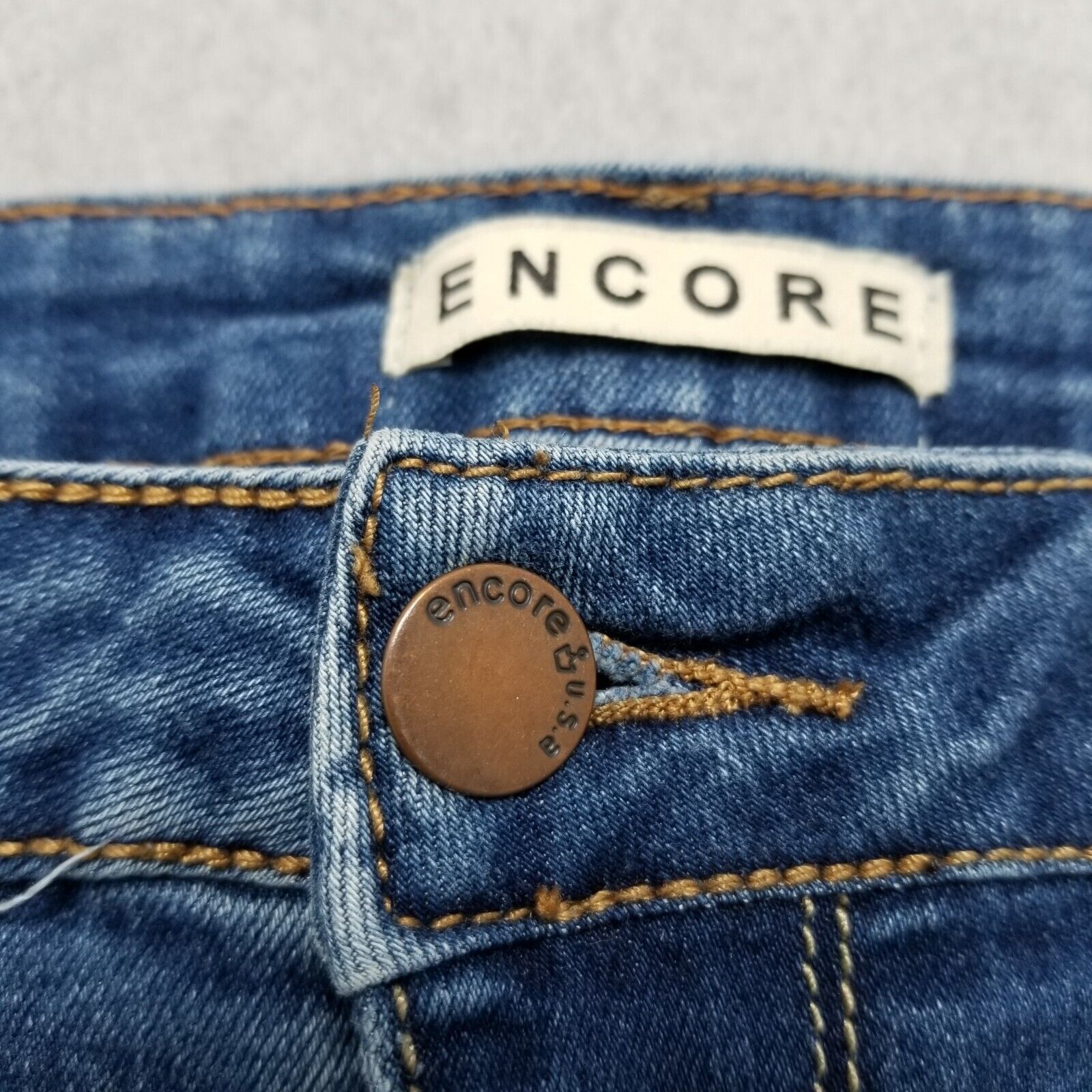 Other Encore Jeans Womens 30x26 Blue Slim High Rise Casual Size 30" / US 8 / IT 44 - 7 Thumbnail