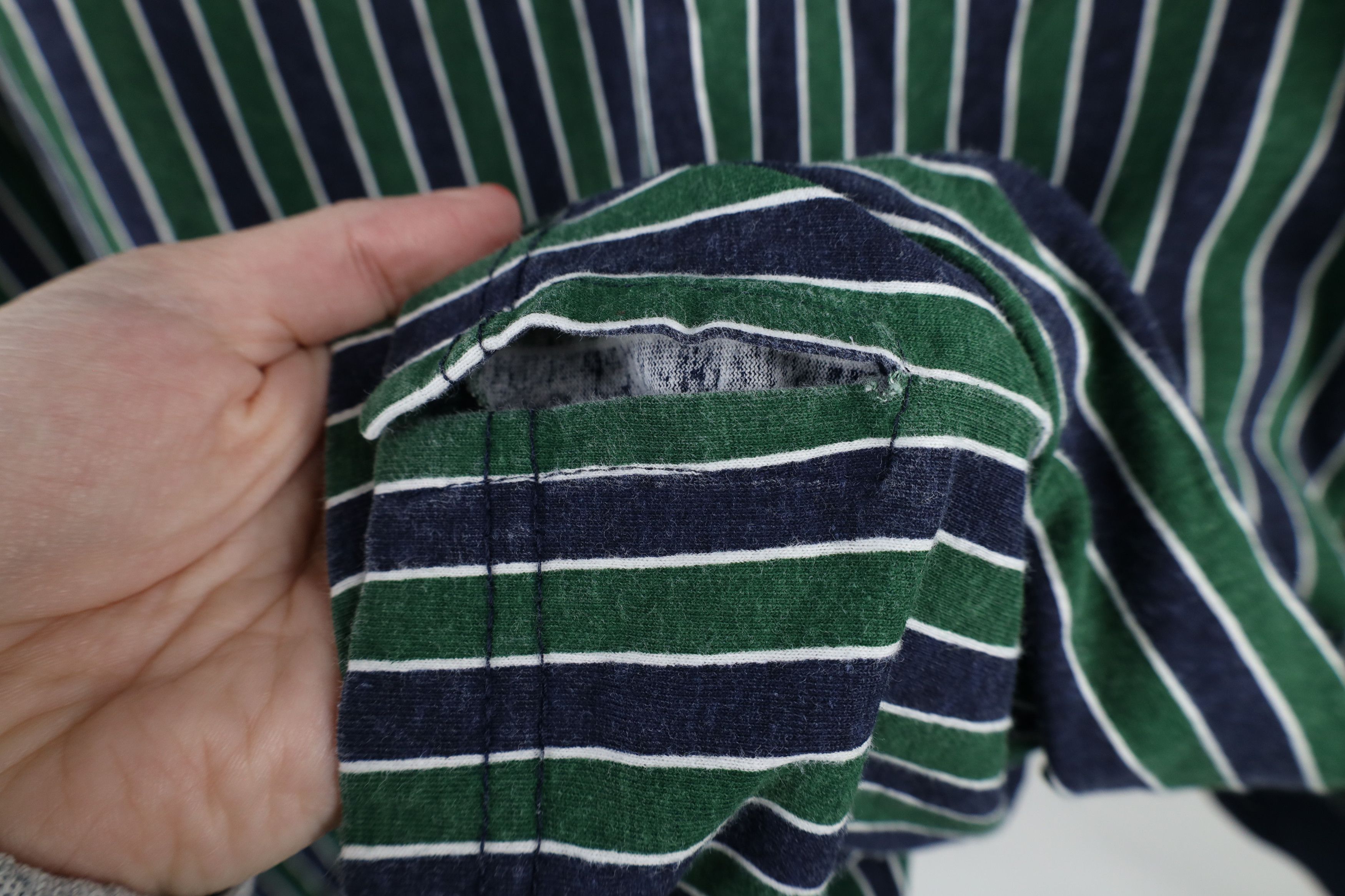 Vintage Vintage 90s Streetwear Long Sleeve Henley T-Shirt Cotton Size US XXL / EU 58 / 5 - 5 Thumbnail