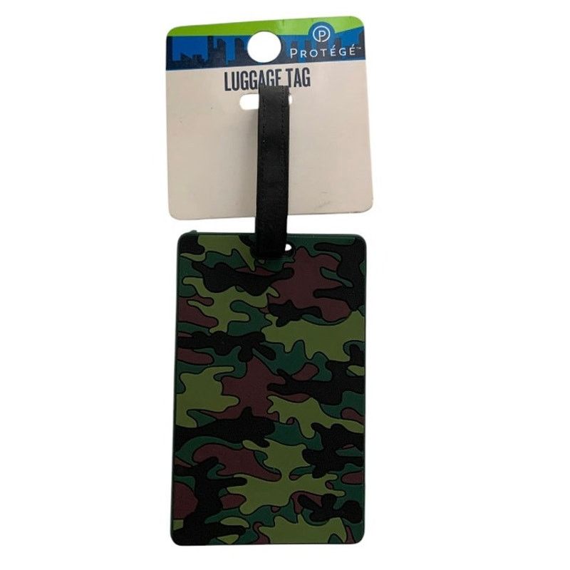 Protege Protege Camouflage Personalized Luggage Tag Travel Suitcase Size ONE SIZE - 1 Thumbnail
