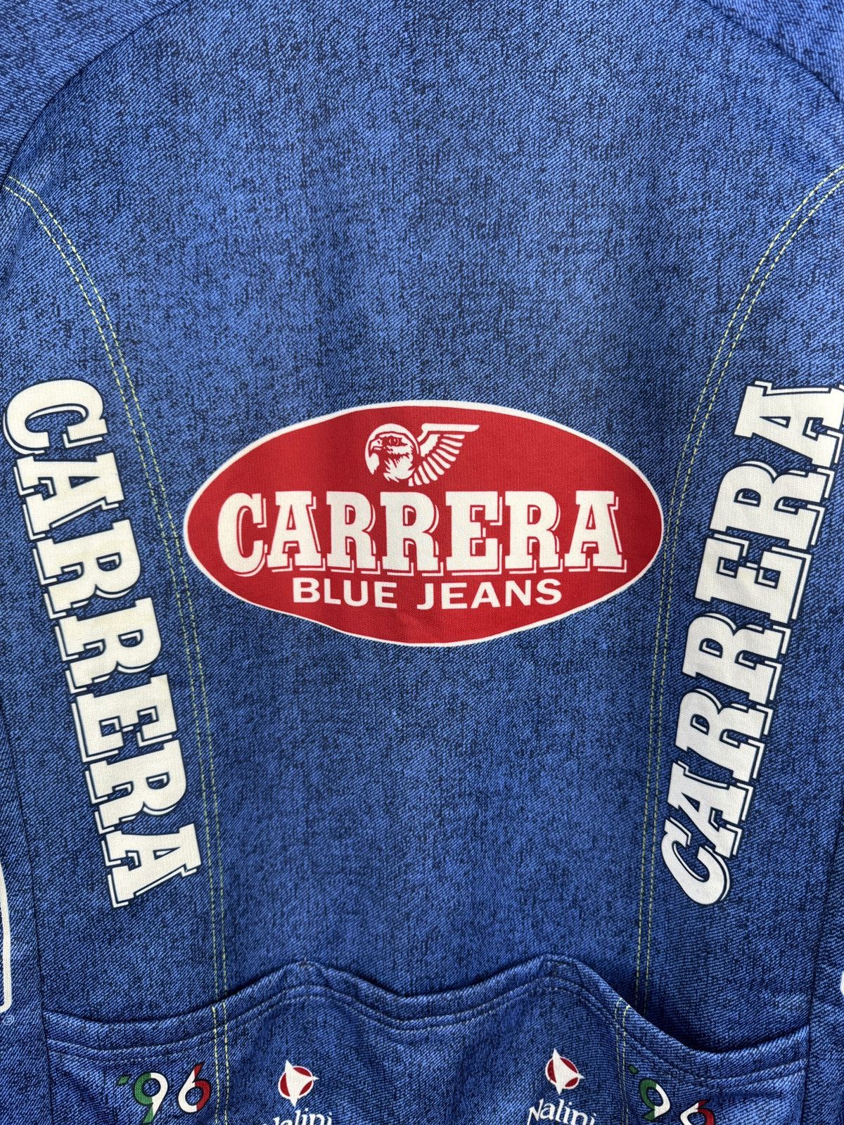 Carrera Men’s Carrera Blue Jeans Bike Jersey Jacket Cycling Size 6 Size US XL / EU 56 / 4 - 15 Thumbnail