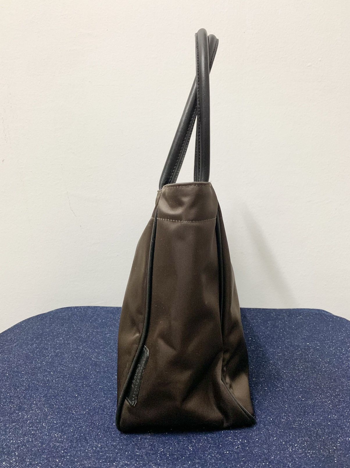 Japanese Brand Vintage Y’saccs Brown Nylon Handbag Size ONE SIZE - 4 Thumbnail