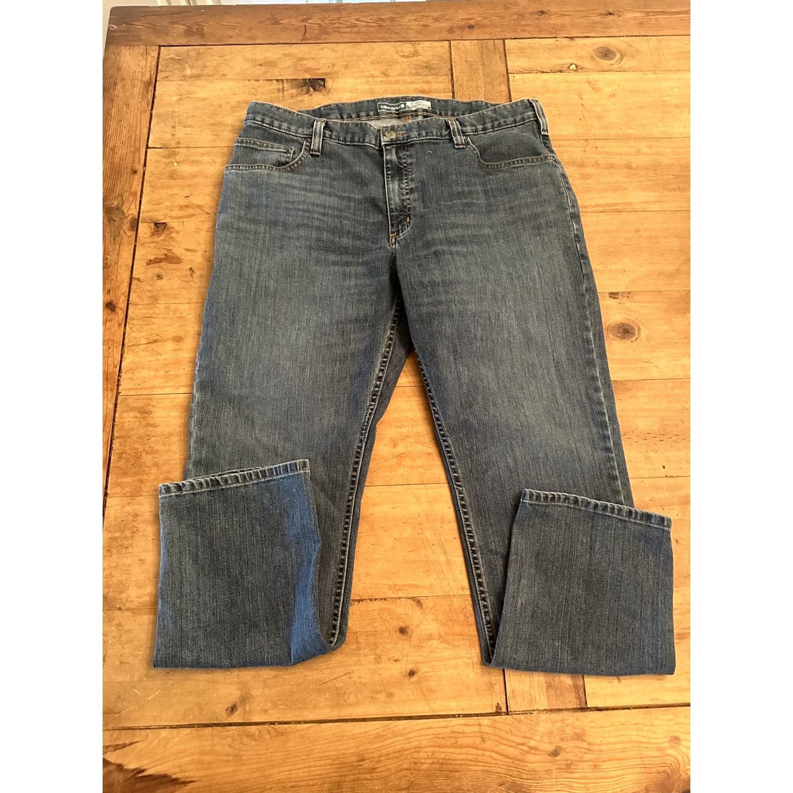 Carhartt Carhartt Jeans 38x30 Relaxed Fit Jeans Straight Leg Blue Denim Men Cotton Denim 5-Pocket American Classic Work Jeans Size US 38 / EU 54 - 2 Thumbnail