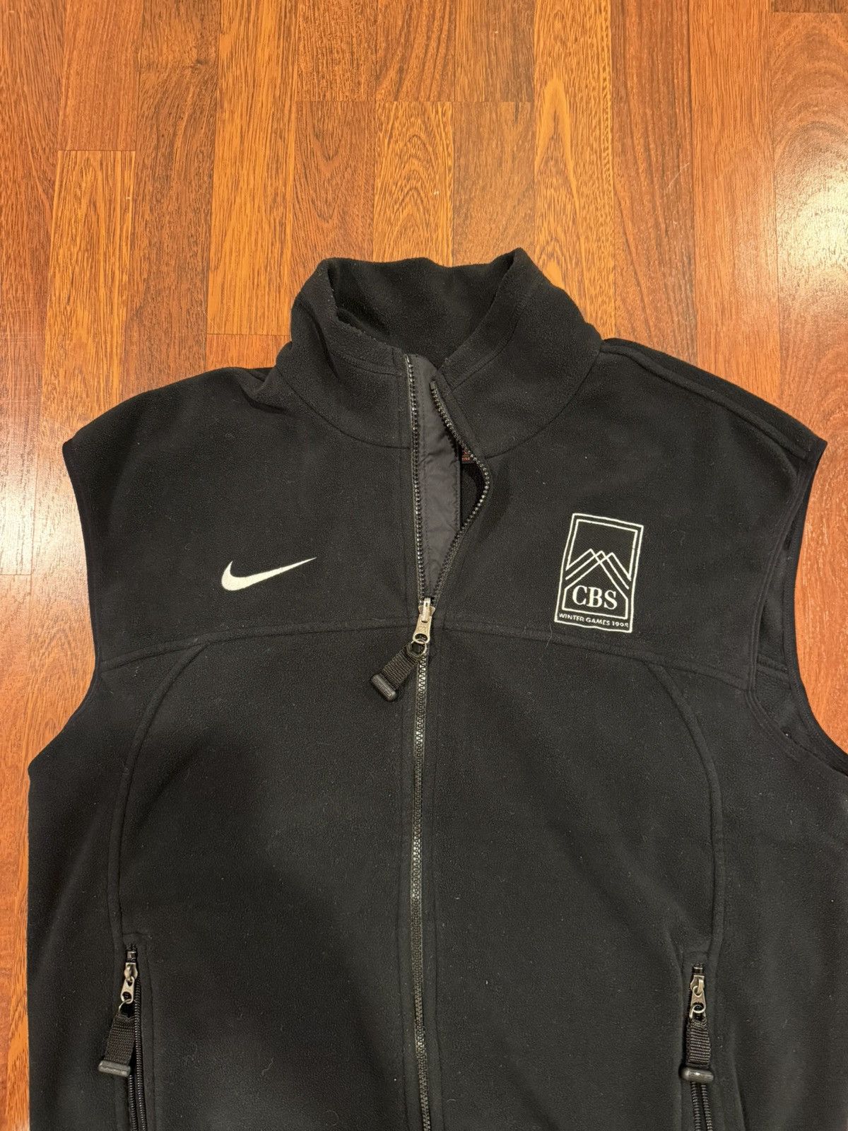 Nike ACG × Vintage Vintage 1998 Nike ACG x CBS Winter Games Fleece Vest Size US XL / EU 56 / 4 - 2 Thumbnail