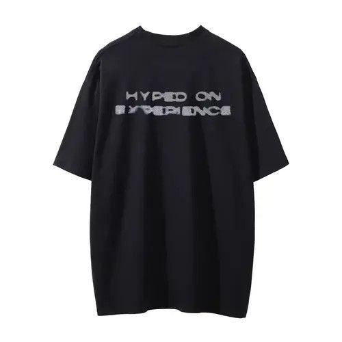 Other Human silhouette abstract print washed casual T-shirt Size US L / EU 52-54 / 3 - 8 Thumbnail