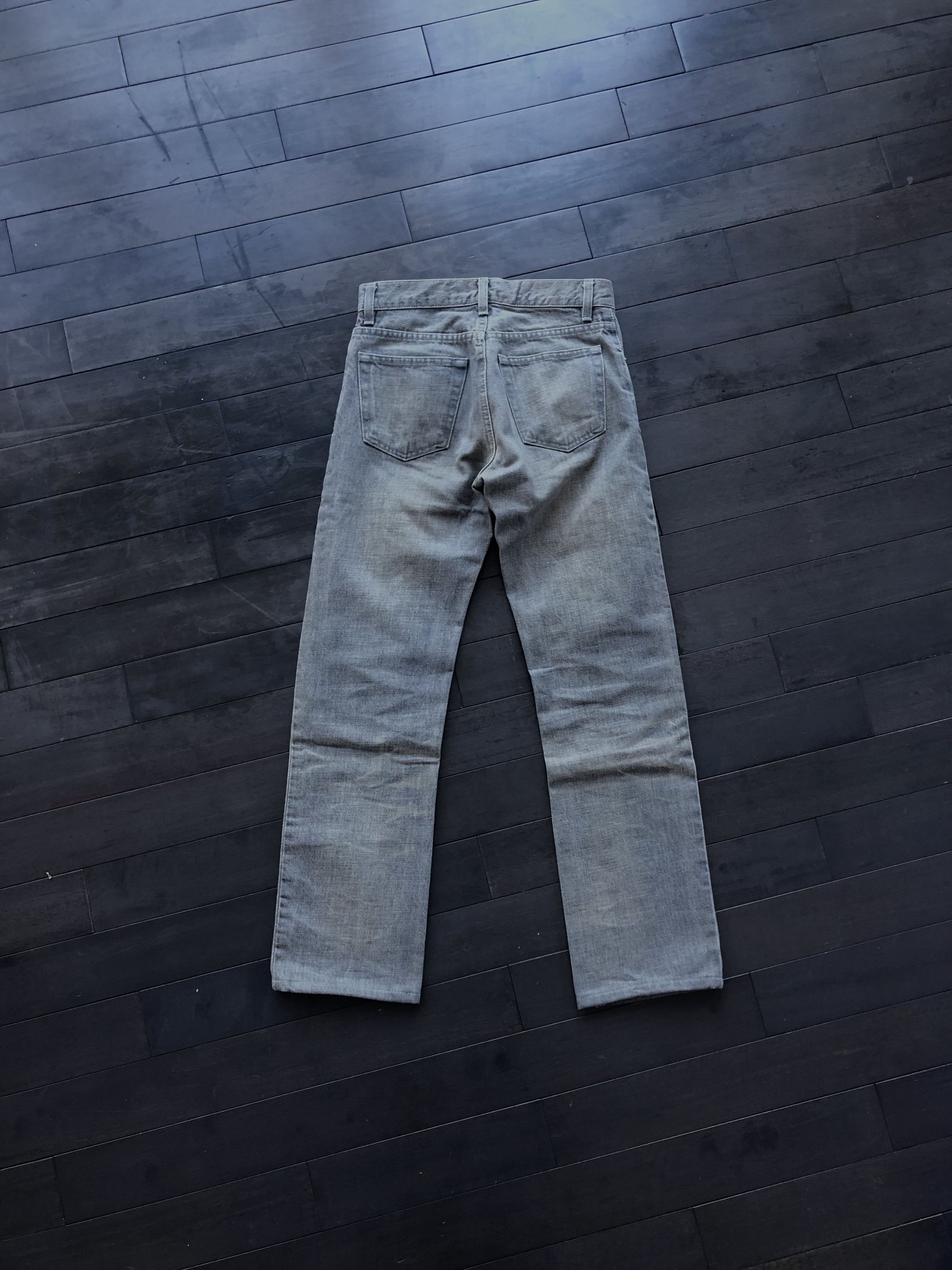 Helmut Lang Helmut Lang 28x29 Slim Straight Grey Jeans Size US 28 / EU 44 - 2 Thumbnail