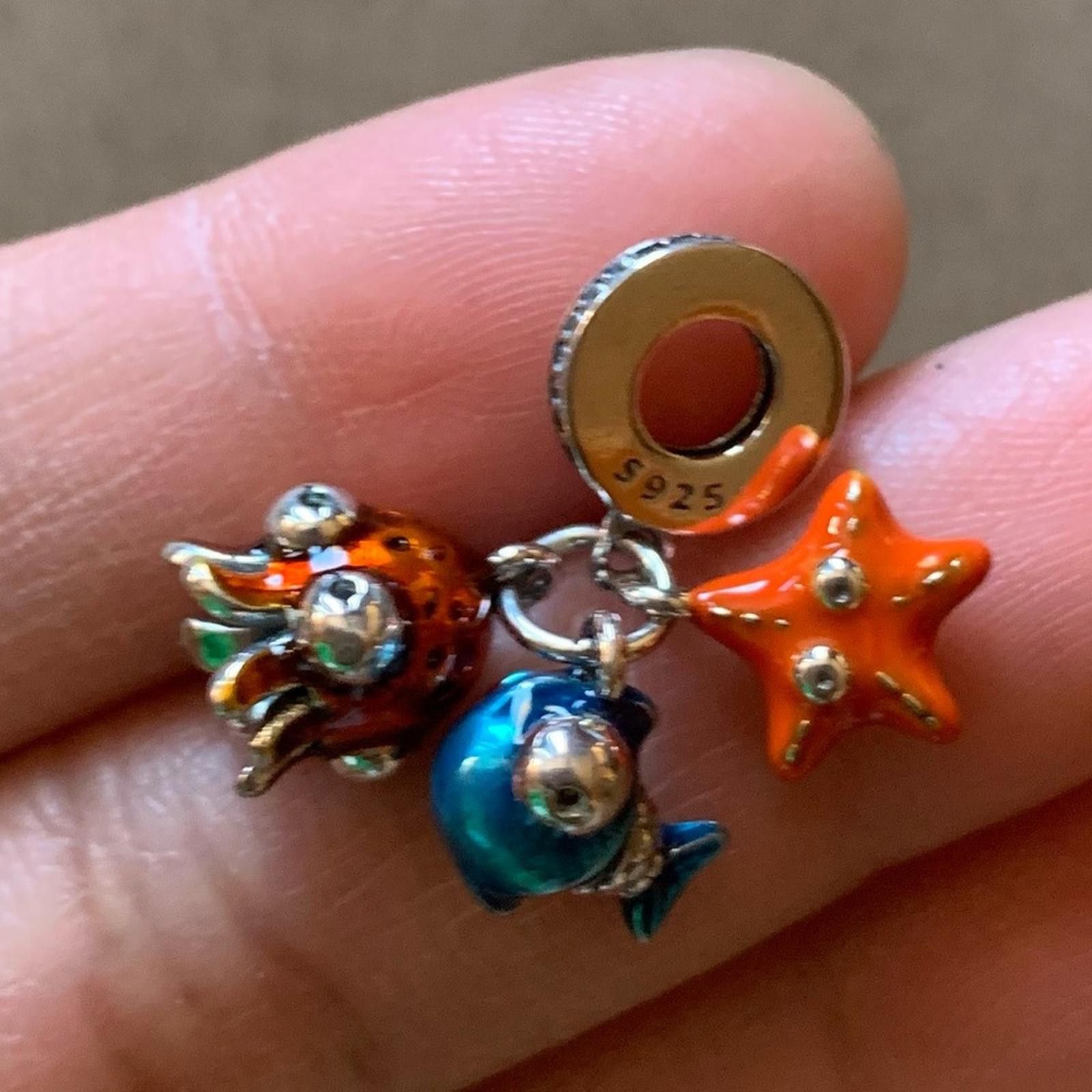 Other NWOT Colorful Ocean Friends Dangle Charm Sterling Silver 925 Size ONE SIZE - 4 Thumbnail