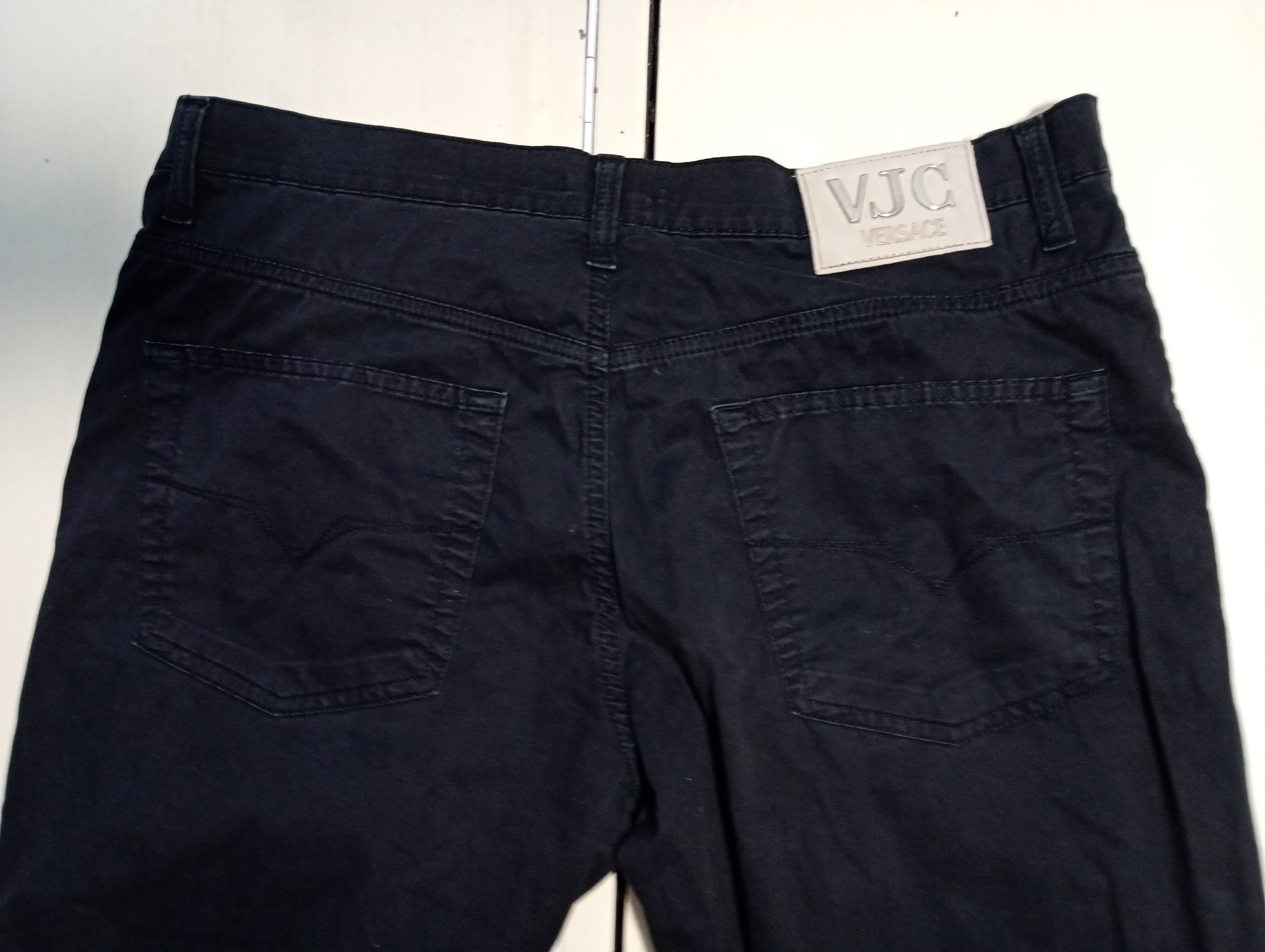 Designer × Versace Jeans Couture Versace Jeans Couture Black Jeans Size US 38 / EU 54 - 17 Thumbnail