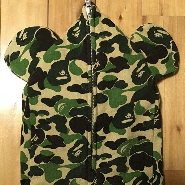 Bape × Medicom Toy BAPE × medicom toy BE@R full zip hoodie ABC camo green APE Size US L / EU 52-54 / 3 - 2 Thumbnail