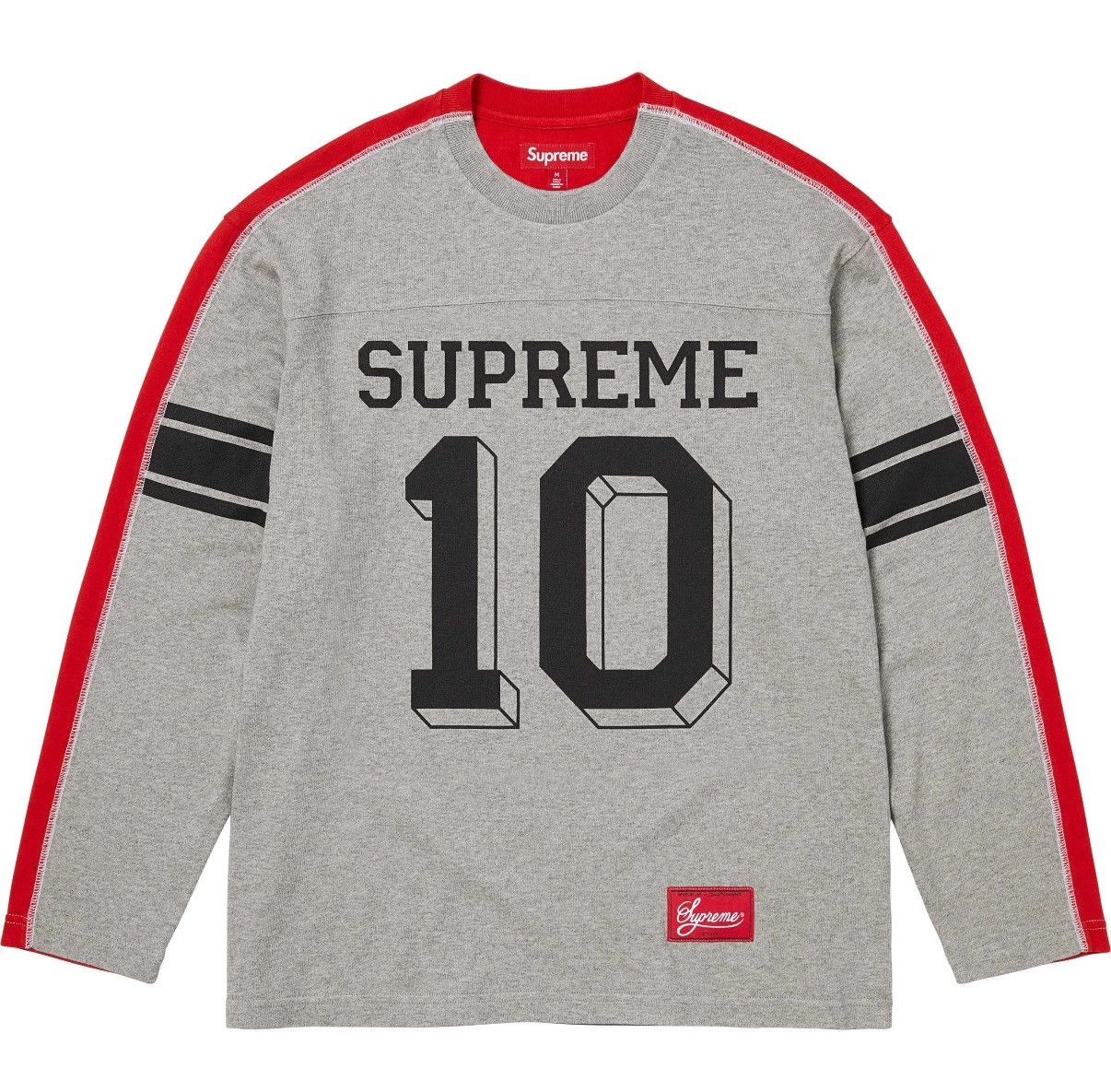 Supreme Split Football Top L/S Size XL