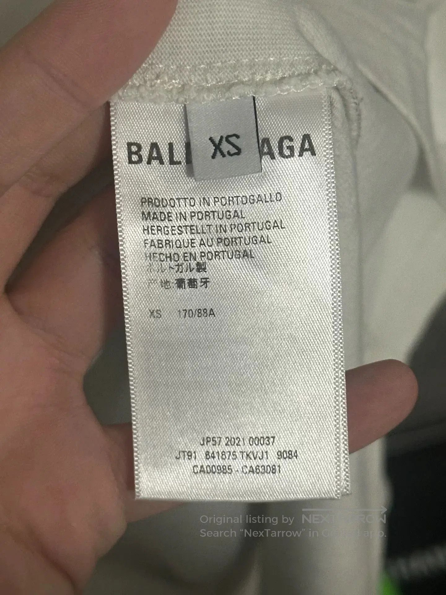 Balenciaga balenciaga short sleeve t-shirt with logo. Size US XS / EU 42 / 0 - 3 Thumbnail