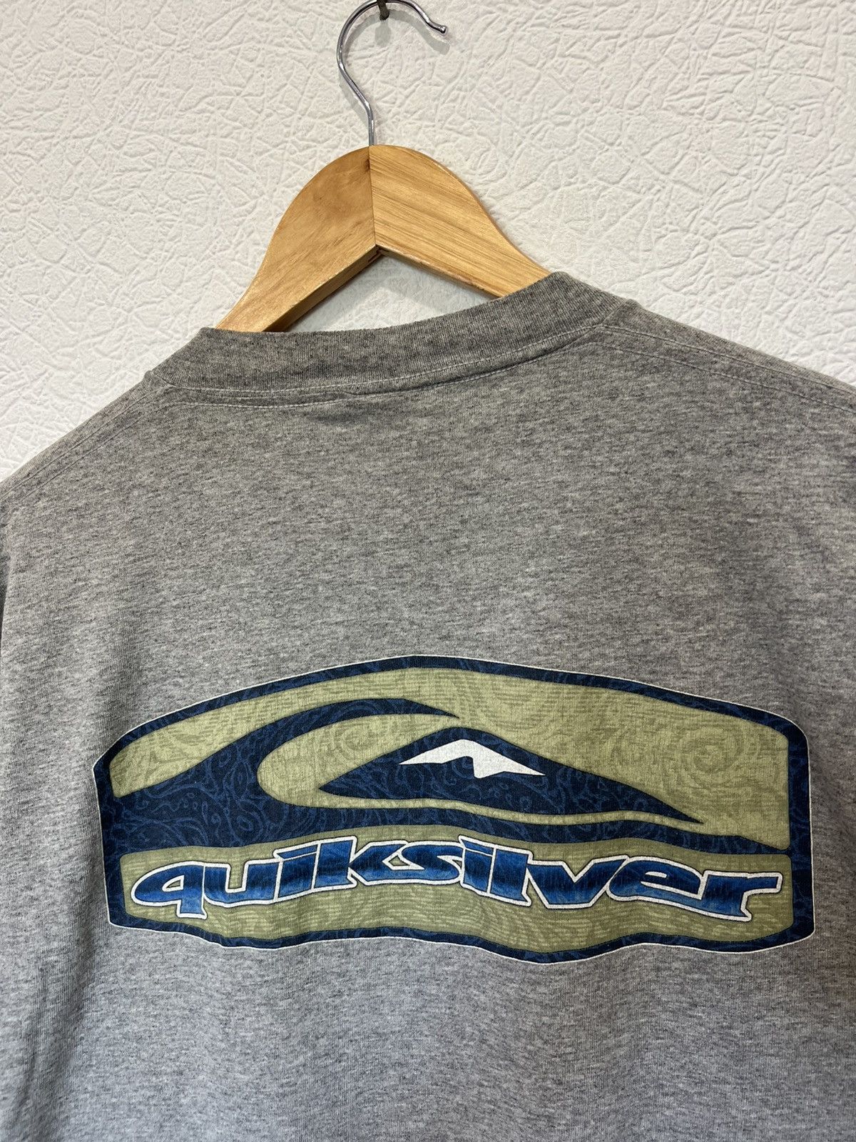Quiksilver Quiksilver Vintage 90s Grey T Shirt Tee Oversized Size US L / EU 52-54 / 3 - 7 Thumbnail