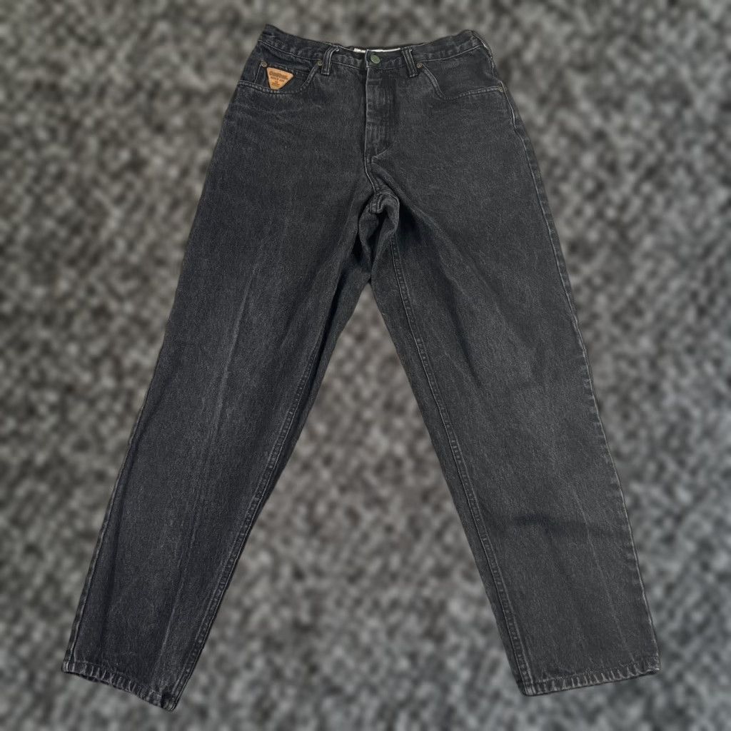 Vintage VINTAGE OshKosh B'gosh Jeans 32x32 Black Denim Straight Leg Mens Size US 32 / EU 48 - 1 Thumbnail