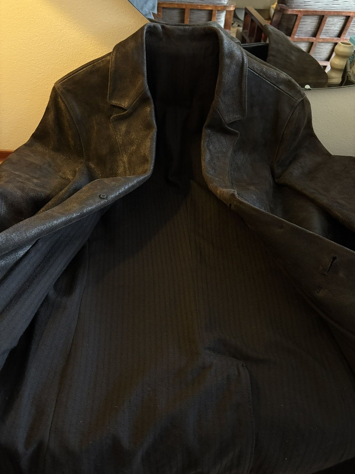 Carpe Diem BNWT GRAIL Horse Leather Long Coat Size US M / EU 48-50 / 2 - 3 Thumbnail