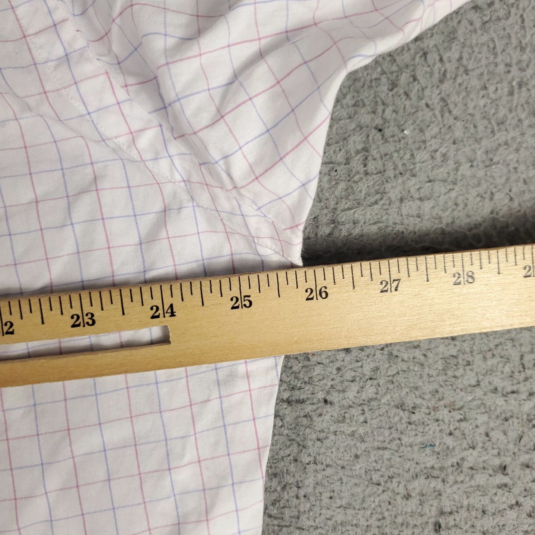 Ralph Lauren Ralph Lauren Shirt Size 16.5 White Red Blue Check Dress Button Up Long Sleeve Size 42R - 6 Thumbnail