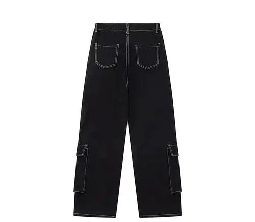 Jean Retro workwear multi-pocket wide-leg jeans Size US 32 / EU 48 - 2 Thumbnail
