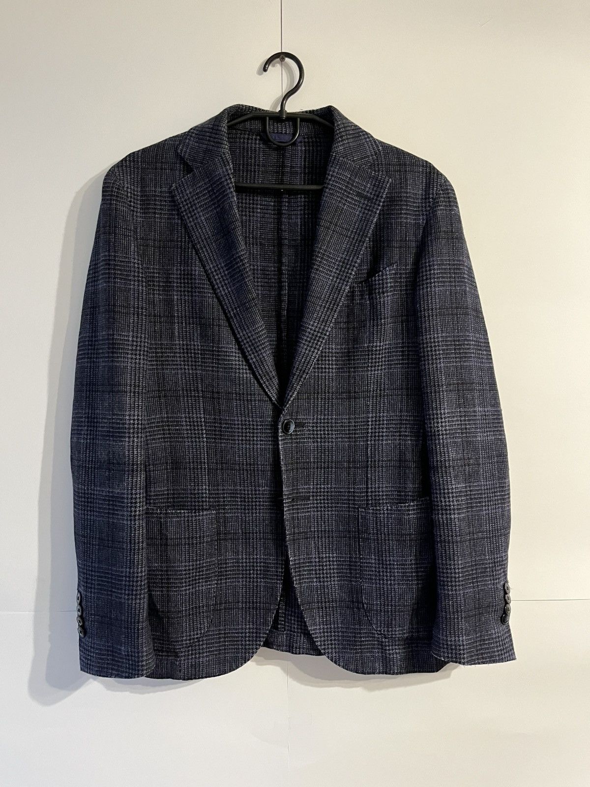L.B.M. 1911 L.B.M. 1911 Luxury Wool & Nylon Plaid Blazer Jacket Size 38R - 1 Thumbnail