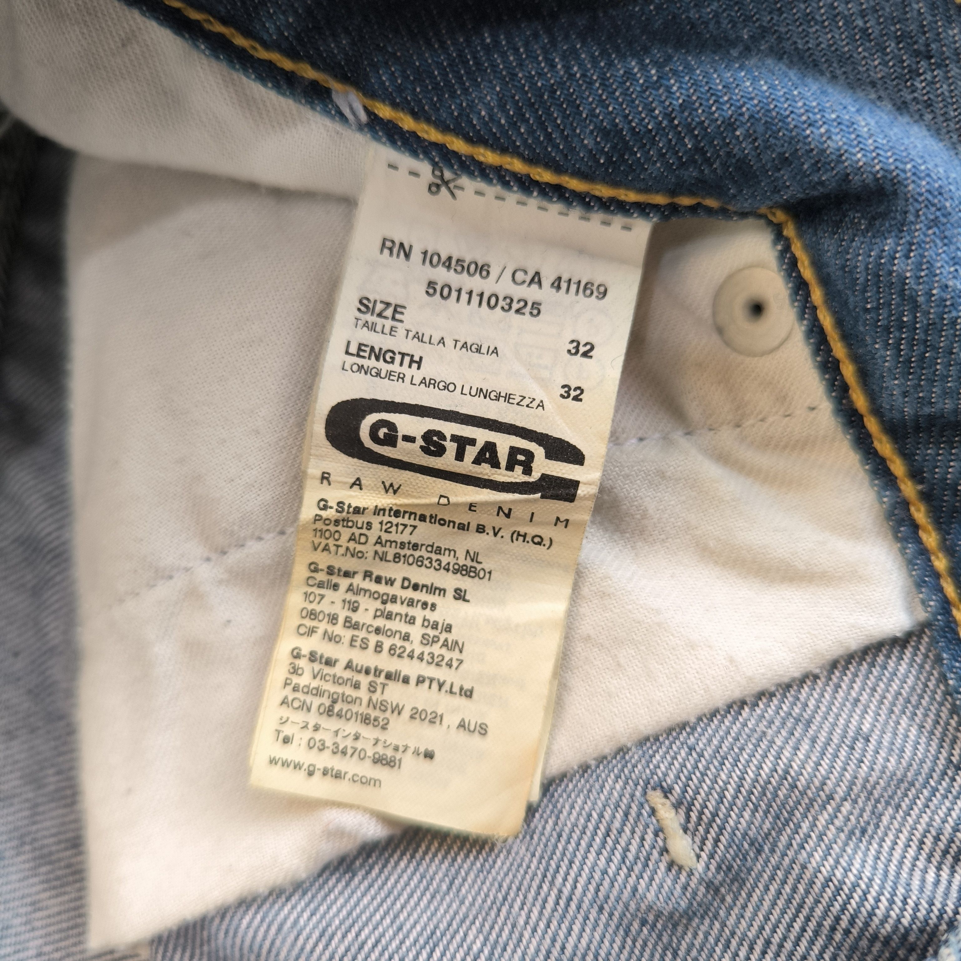 G-Star G-Star Raw 3301 Arc 3D Loose Fit Washed Denim Jeans Size US 32 / EU 48 - 7 Thumbnail