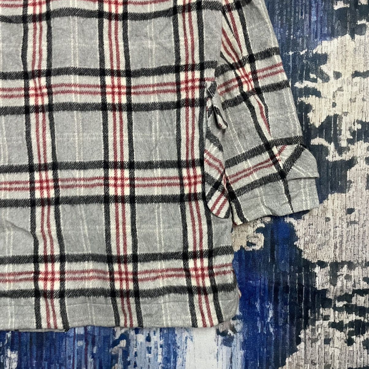 Hysteric Glamour Vintage 1990s Hysteric Glamour Plaid Wool Hooded Duffle Coat Size S / US 4 / IT 40 - 19 Thumbnail