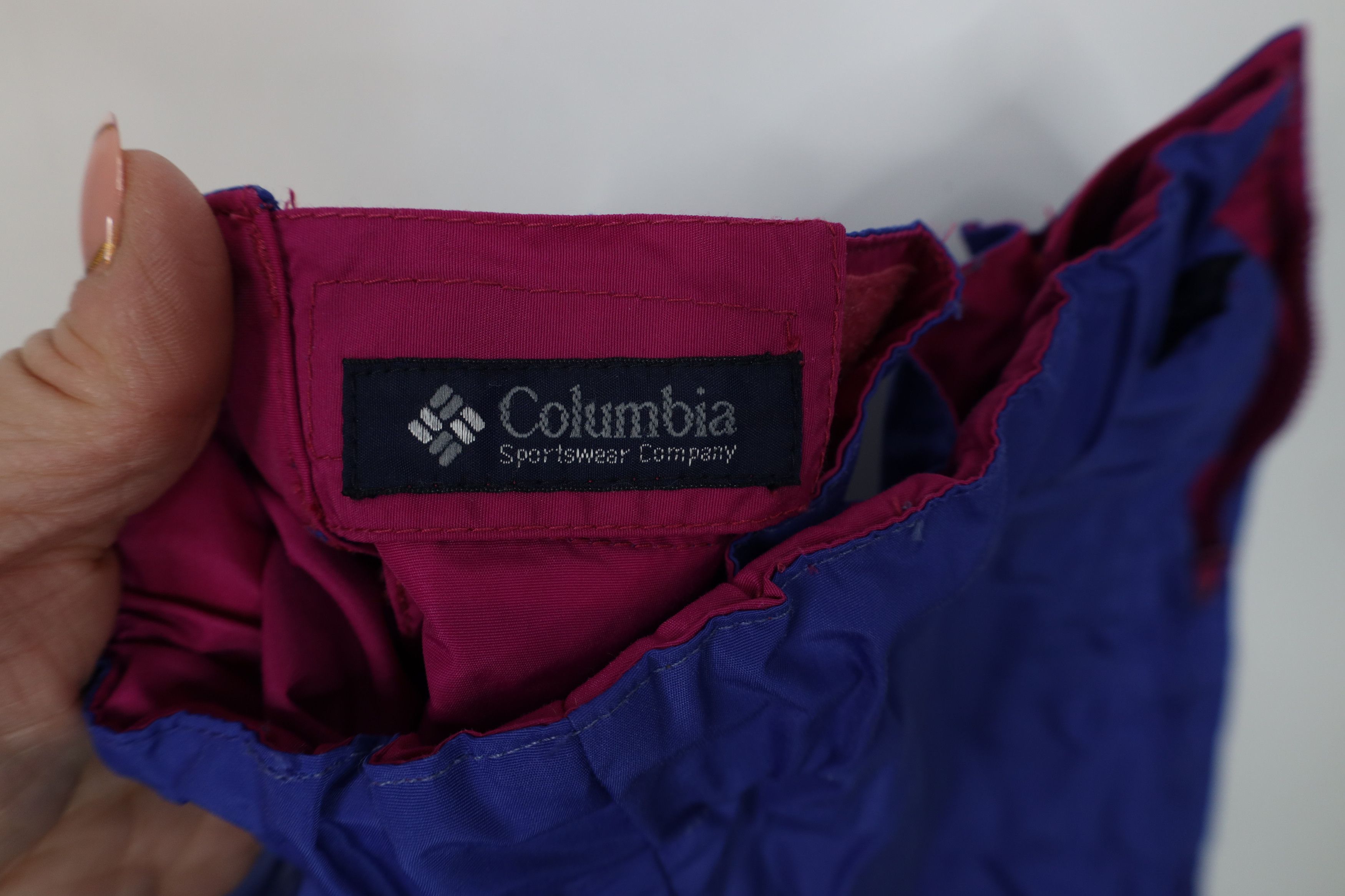 Columbia Vintage 90s Columbia Reversible Waterproof Rain Pants Size 28" / US 6 / IT 42 - 5 Thumbnail