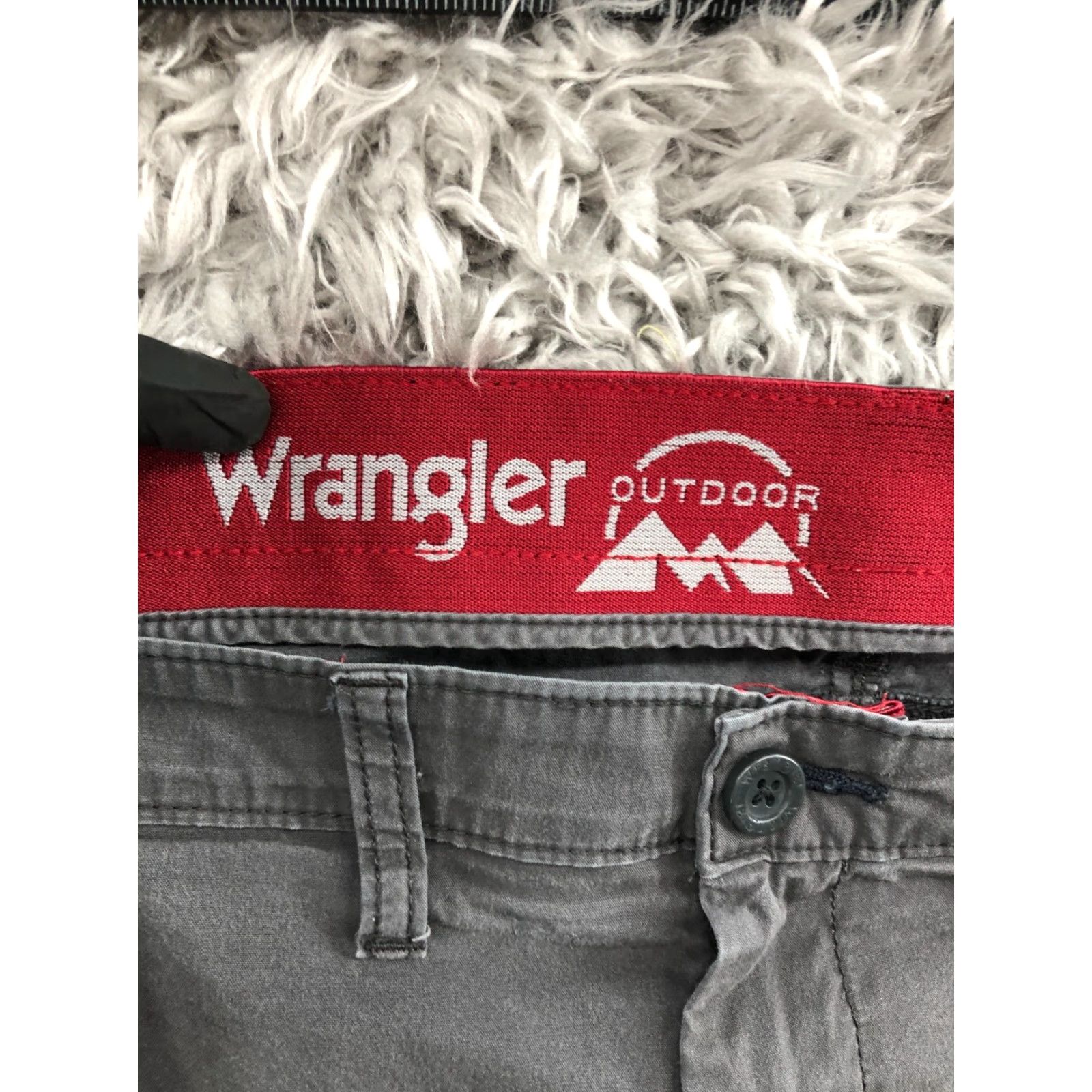 Wrangler Wrangler Shorts Mens 46 Bermuda Reg Gray Medium Wash Cotton Blend 5-Pocket Logo Size US 30 / EU 46 - 7 Thumbnail