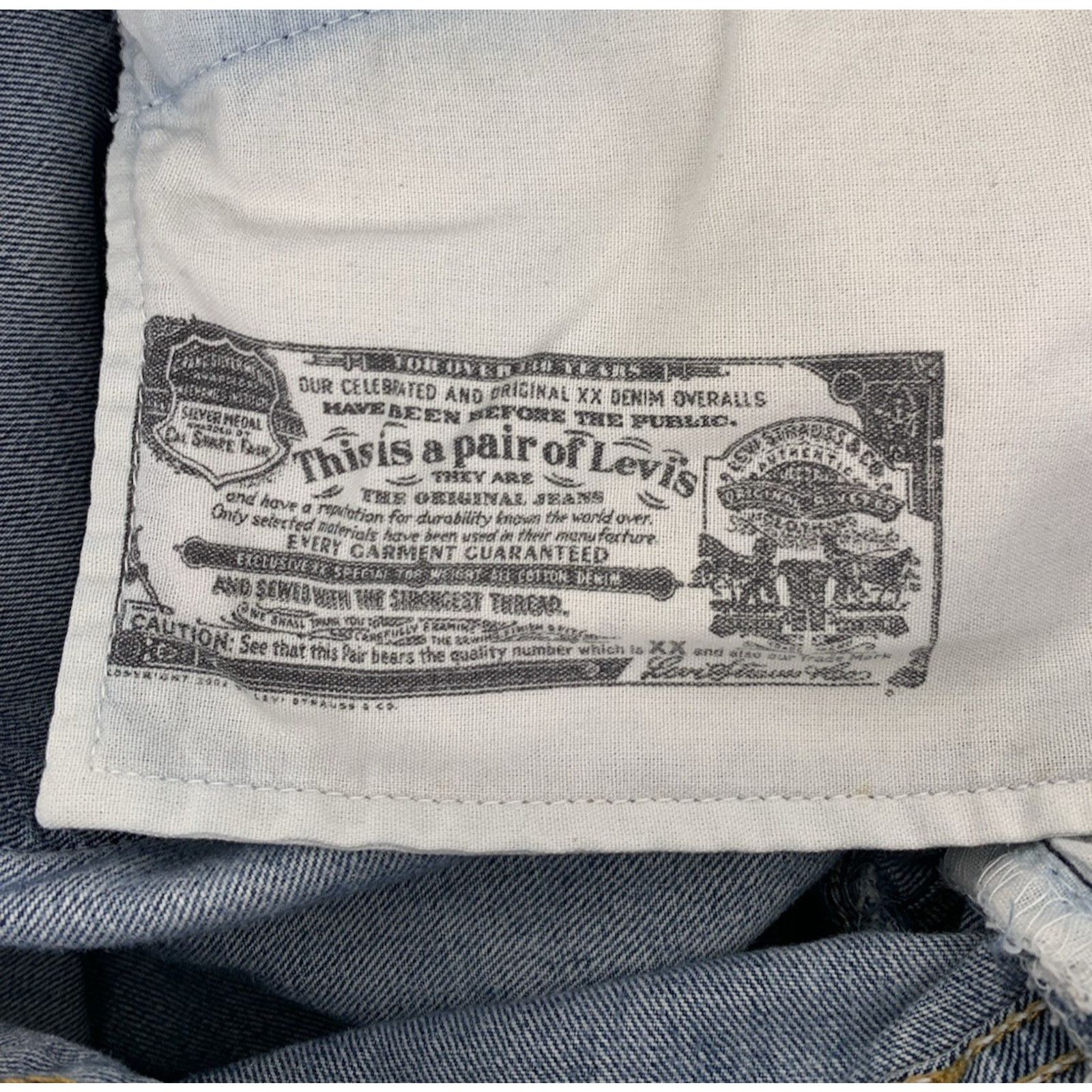 Levi's VTG Levi's 501 Button Fly Straight Leg 39x28.5" Jeans Size US 39 - 11 Thumbnail