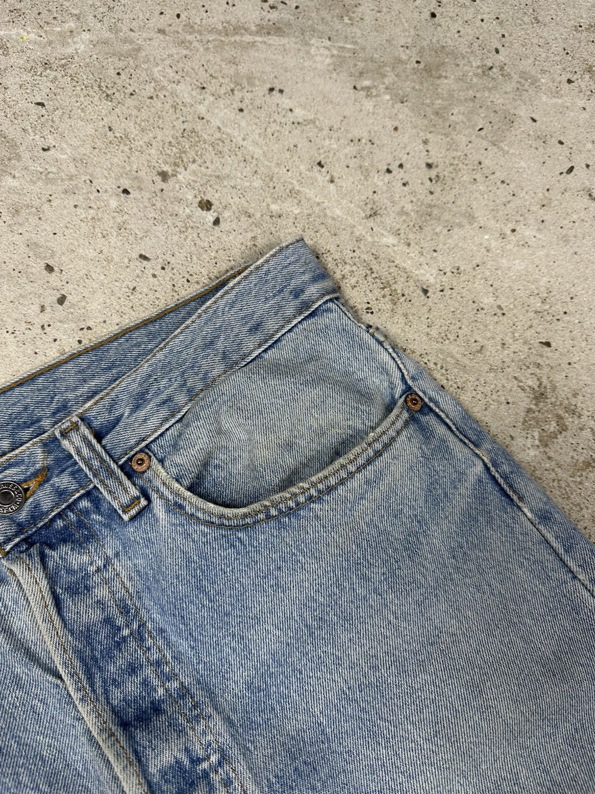 Levi's Vintage 1992 Levi’s 501 Blue Jeans Denim Pants 90s made usa Size US 30 / EU 46 - 10 Thumbnail