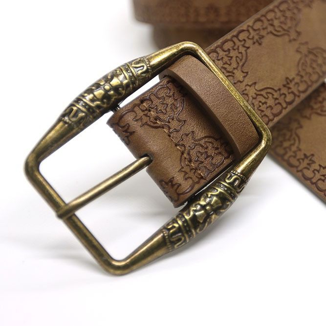 Japanese Brand × Vintage Classic carved buckle belt Size ONE SIZE - 2 Thumbnail