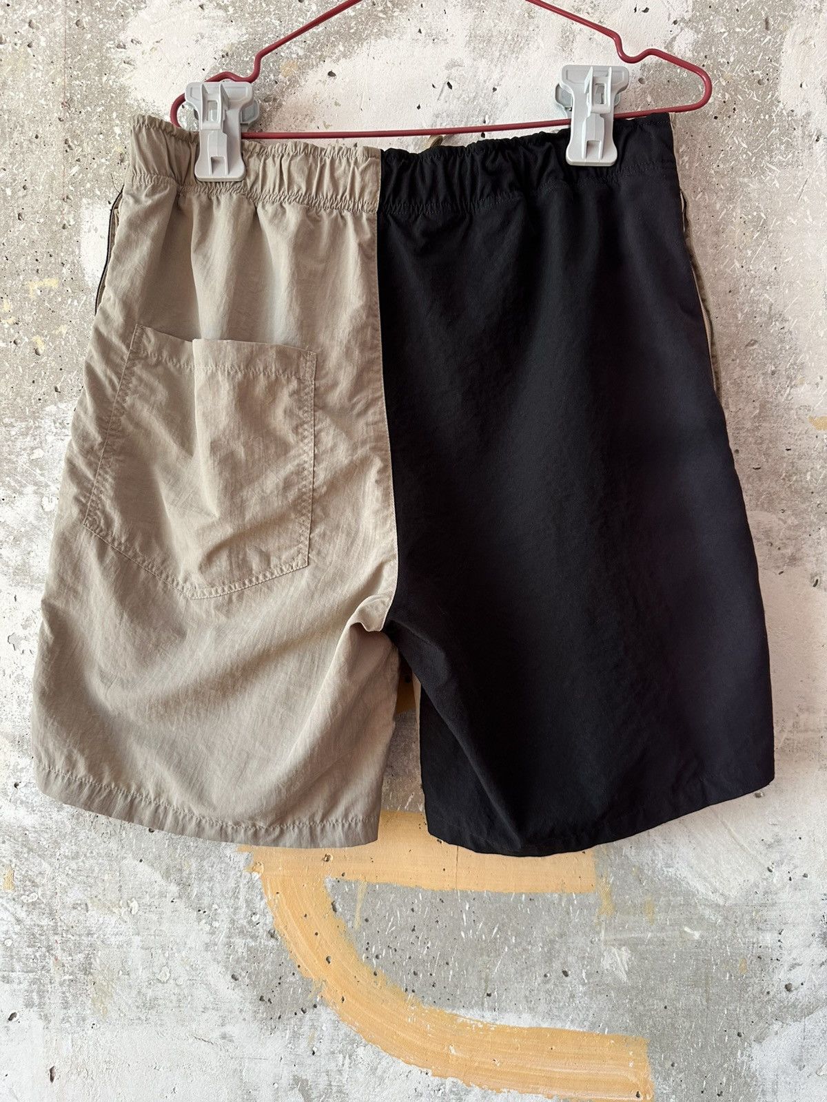 Patta Patta Double Colour Black Beige Swim Summer Shorts Size US 32 / EU 48 - 2 Thumbnail