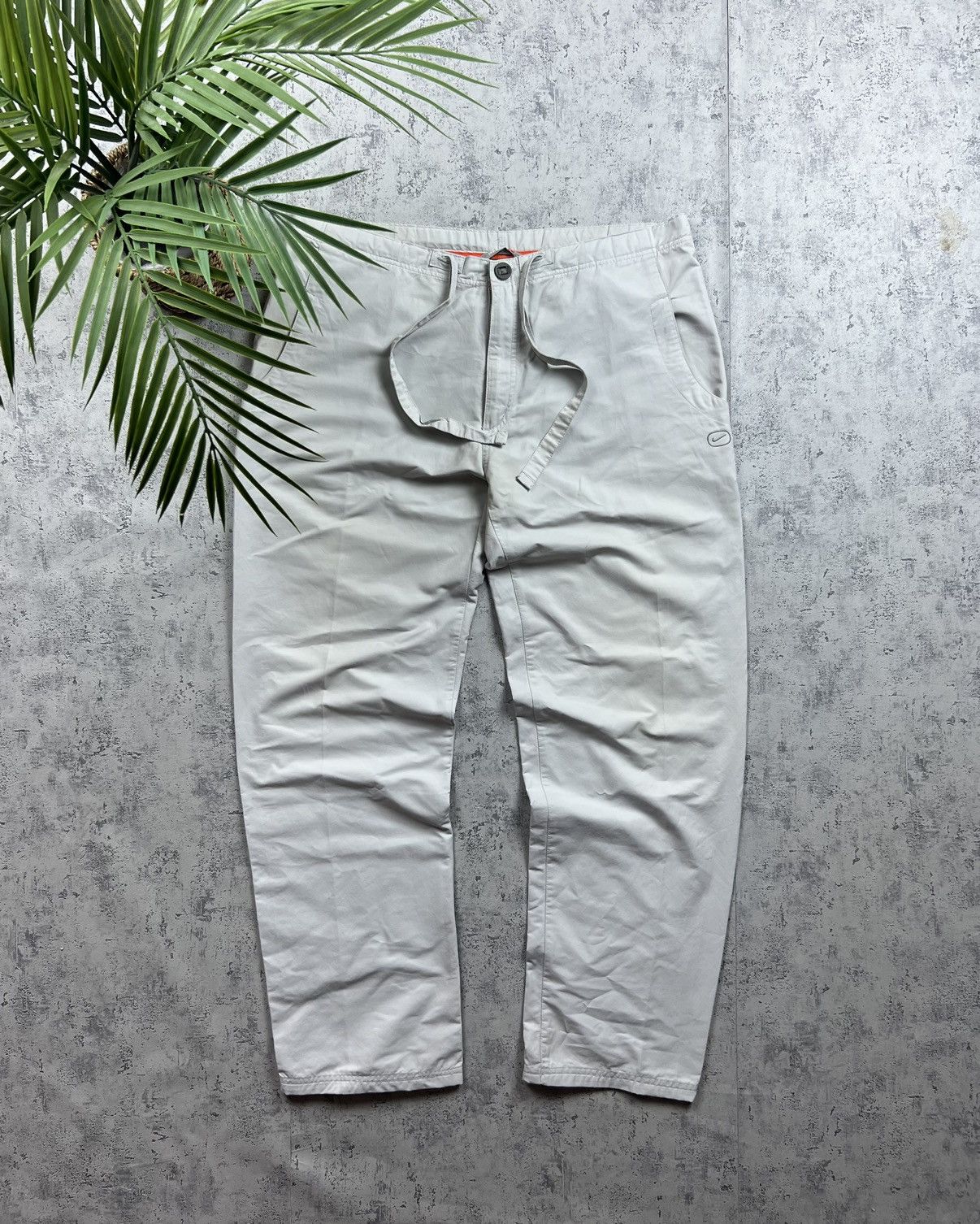 Nike × Vintage 90s Nike Swoosh Vintage Y2K Oversized Retro Pants Size US 34 / EU 50 - 1 Thumbnail