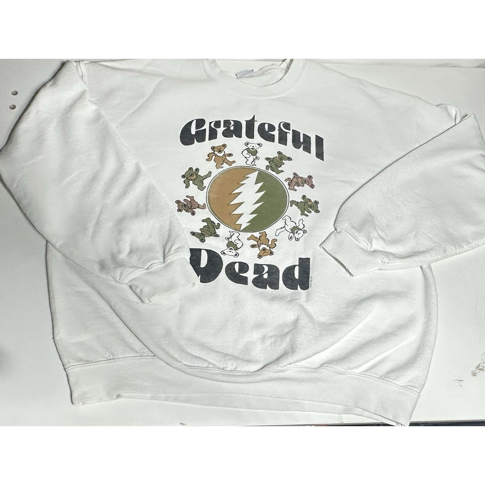 Junk Food Grateful Dead Bear Circle Sweatshirt Large Gray Junk Food Size US L / EU 52-54 / 3 - 10 Thumbnail