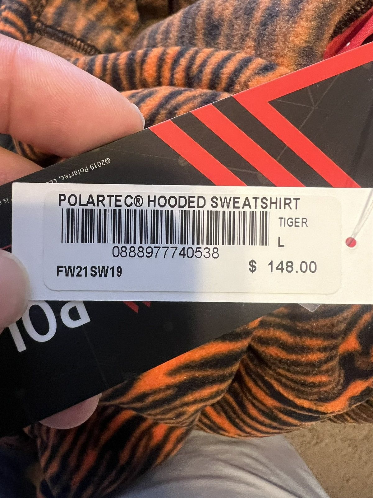 Supreme Supreme Polartec Hoodie Size US L / EU 52-54 / 3 - 5 Thumbnail