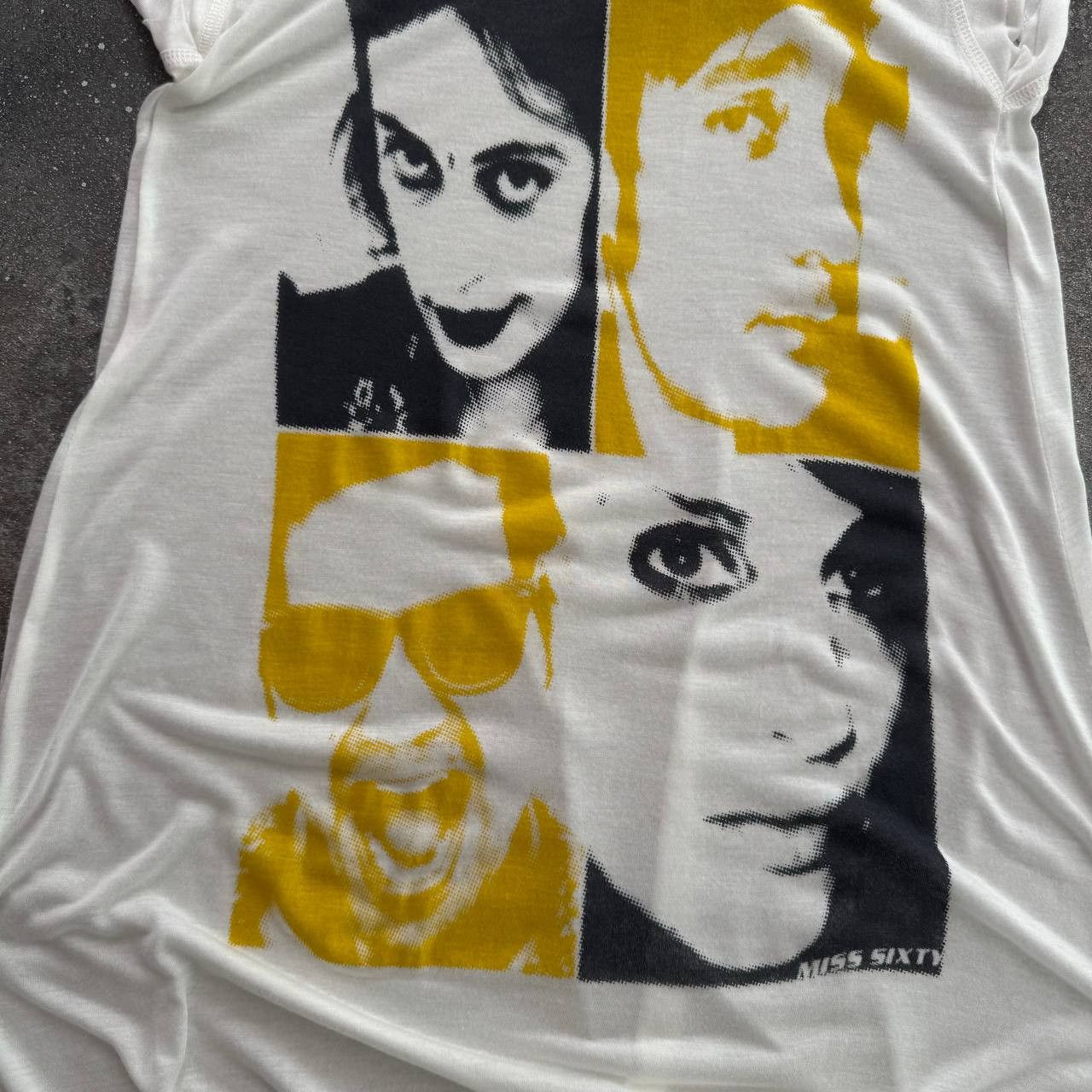 Miss Sixty × Vintage Miss Sixty Y2K Vintage Glamour Faces T-Shirt / Dress Size M / US 6-8 / IT 42-44 - 3 Thumbnail