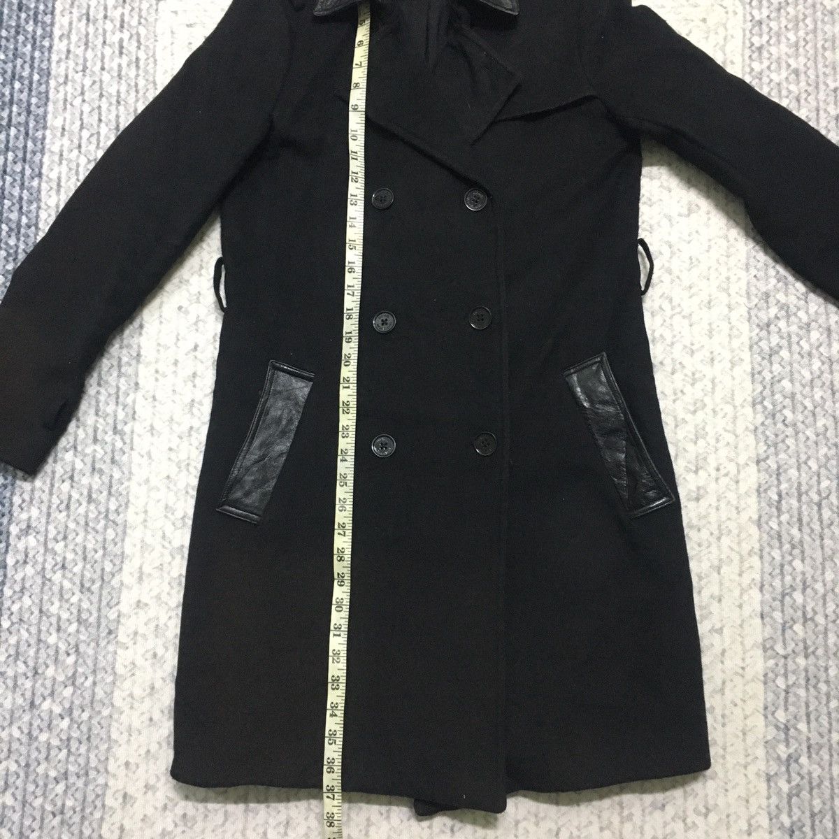 Designer × Japanese Brand × Michael Kors Sunfaded Michael by Michael Kors Wool Trench Coat Size US XS / EU 42 / 0 - 14 Thumbnail