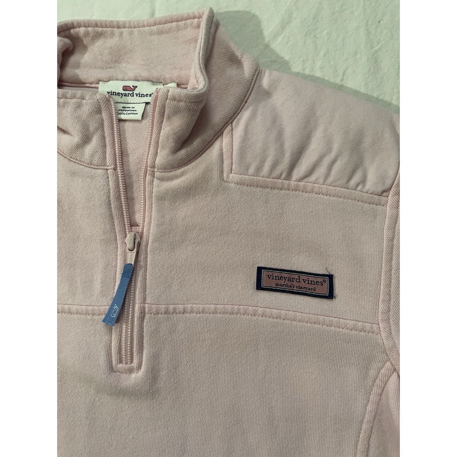 Vineyard Vines Vineyard Vines Sweatshirt Small S Baby Pink 1/4 Zip Marthas Size S / US 4 / IT 40 - 2 Thumbnail